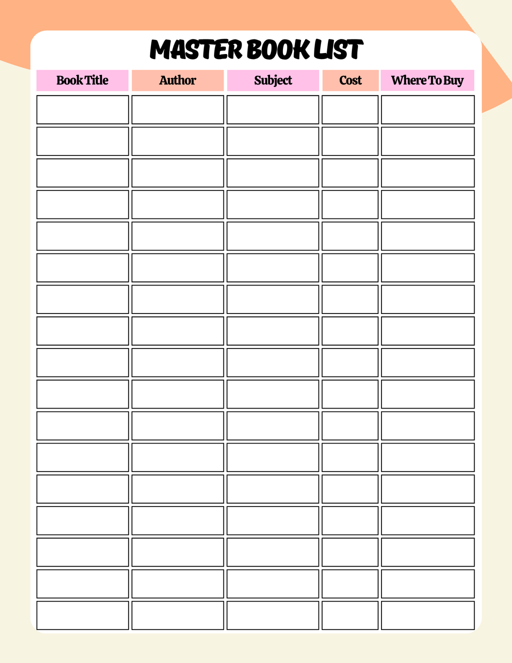 Comprehensive Homeschool Planner