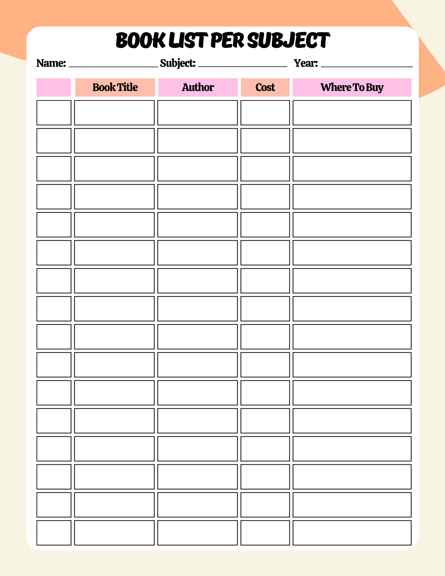 Comprehensive Homeschool Planner
