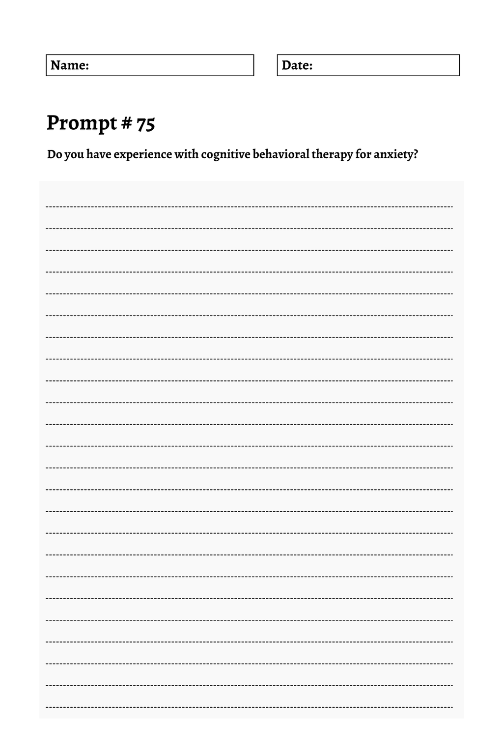 200 Mental Health Journey Prompts