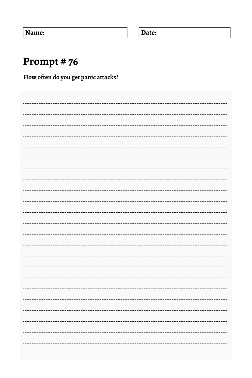 200 Mental Health Journey Prompts