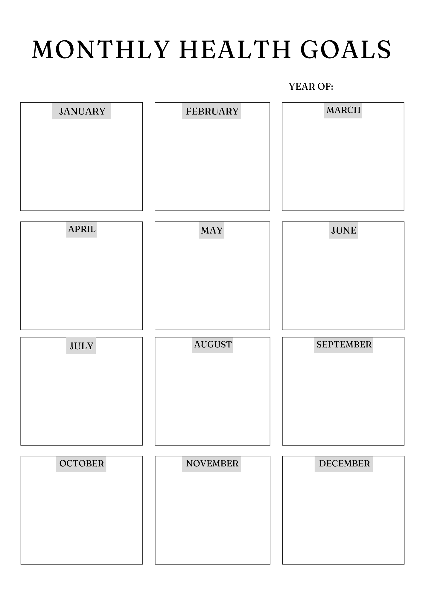 Ultimate Health & Wellness Planner