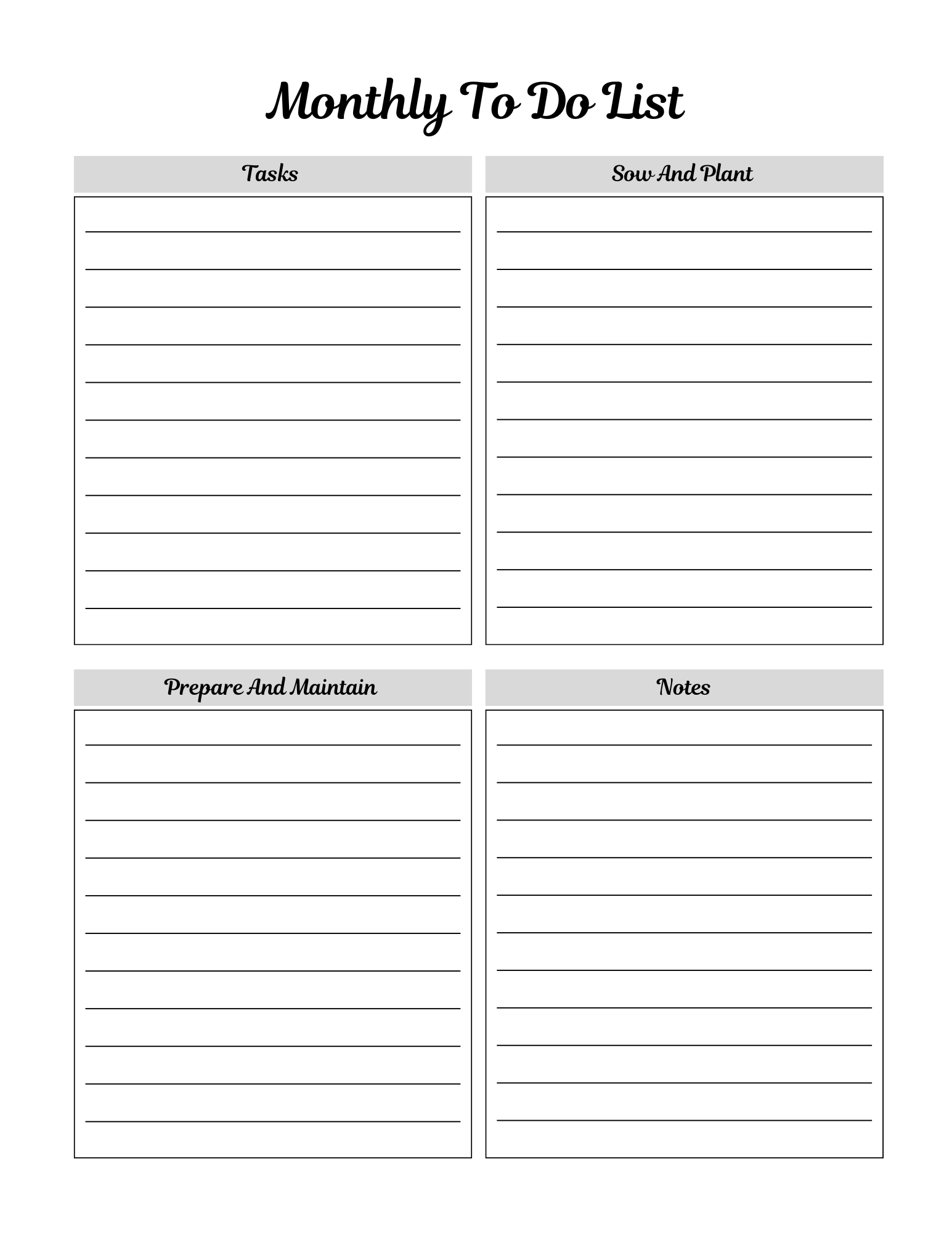 Ultimate Garden Planner