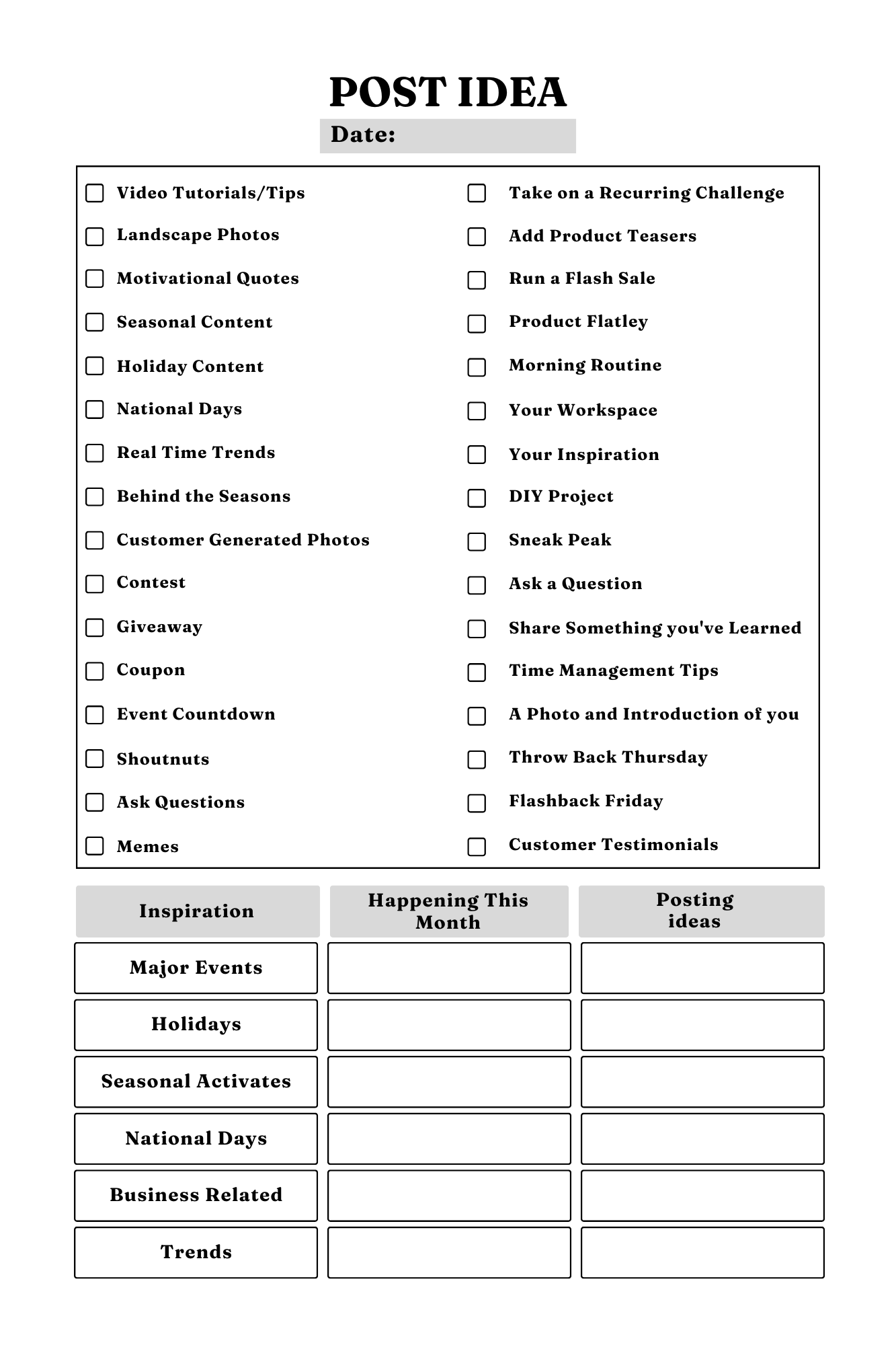 Ultimate Social Media Marketing Planner