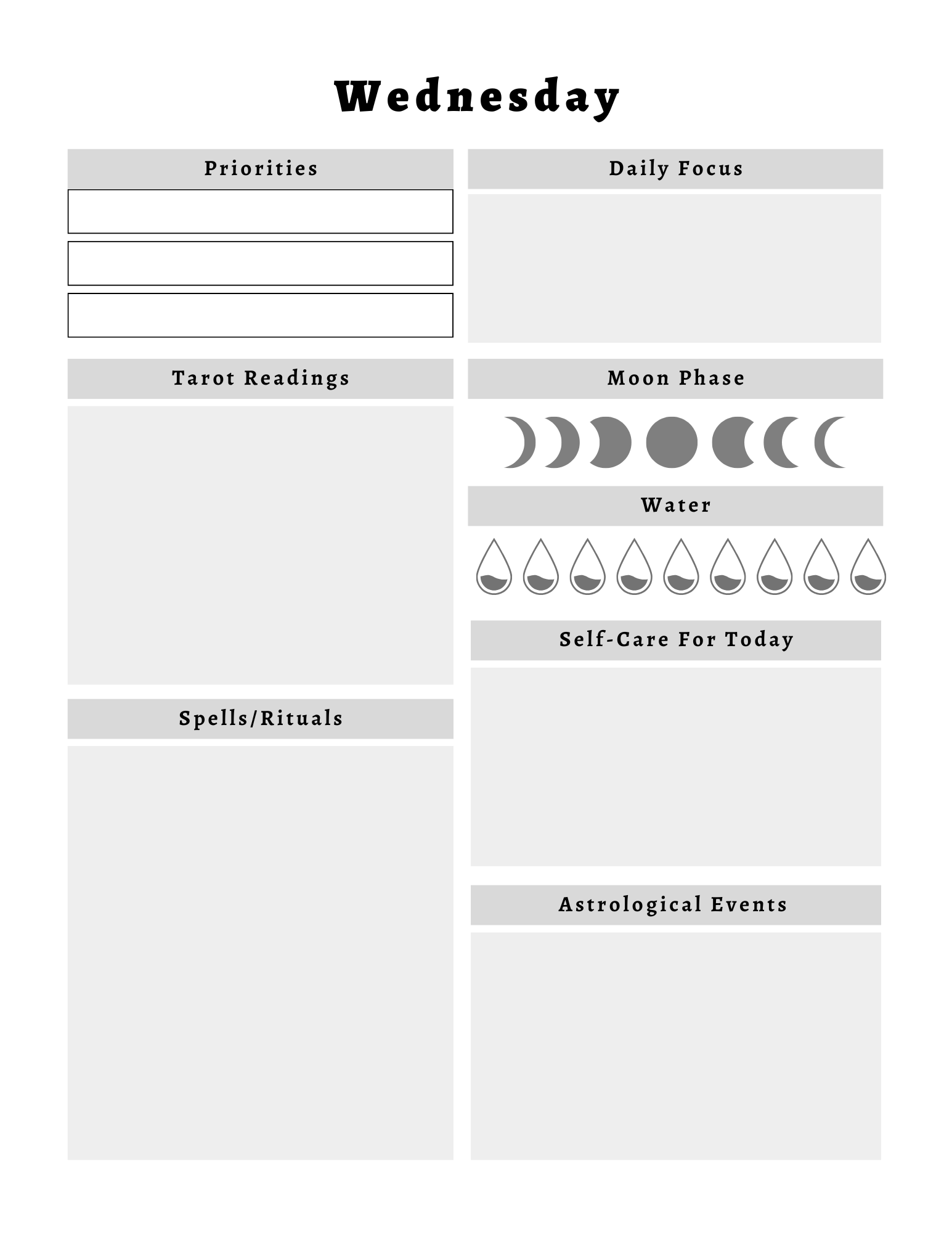 Witchy Planner