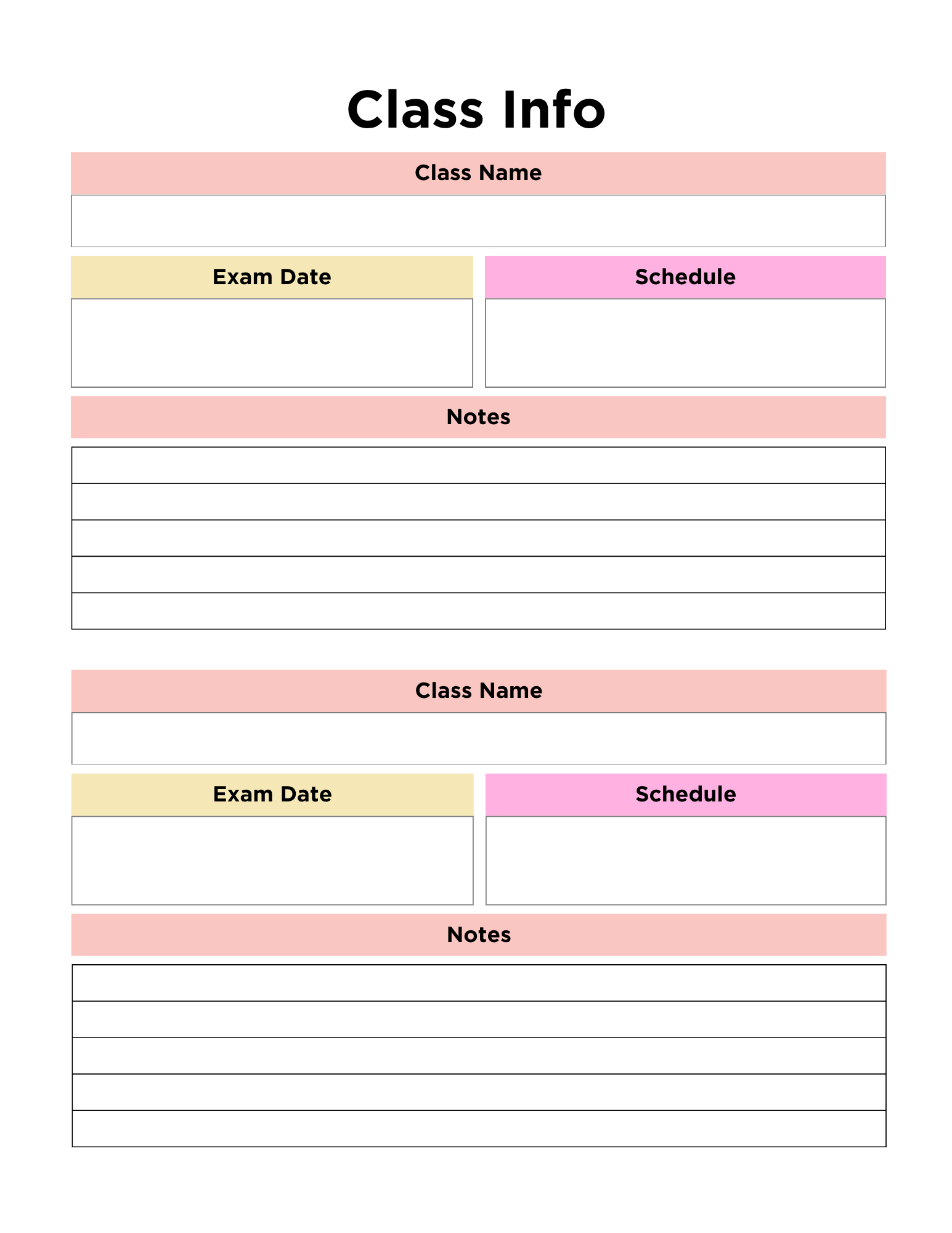 Student Success Organizer