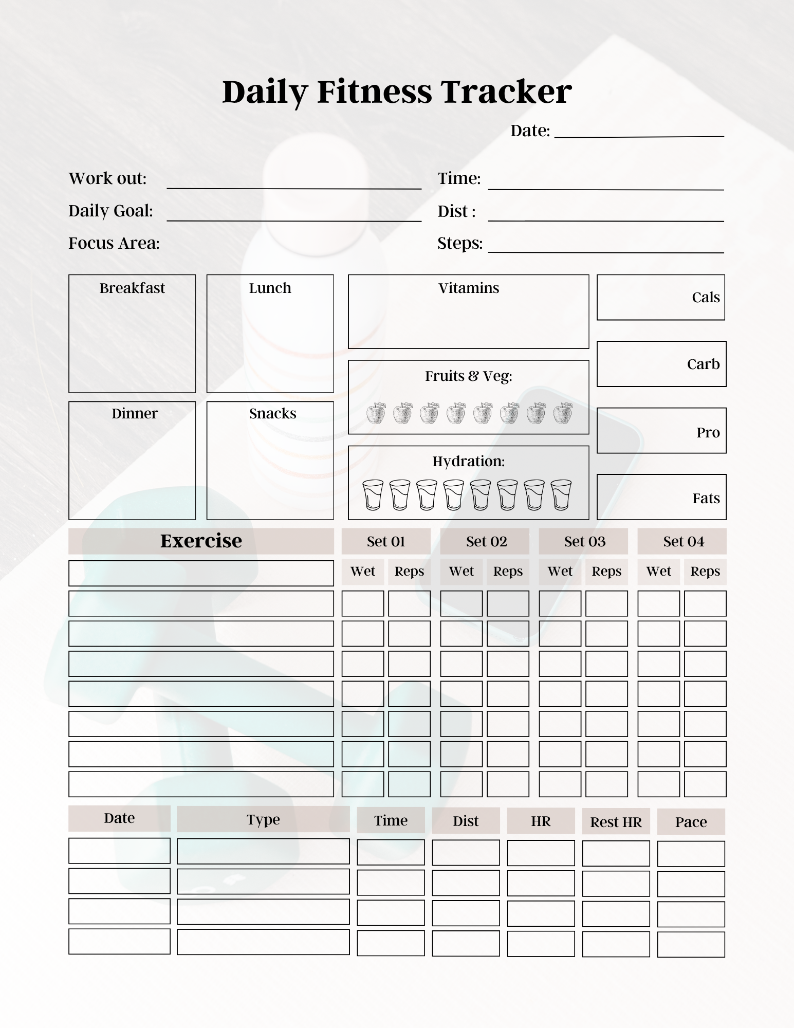 Ultimate Fitness Planner