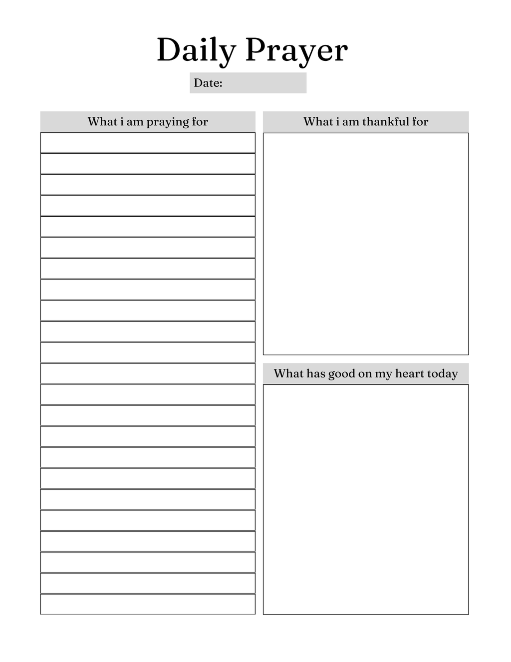 Serenity Prayer Journal