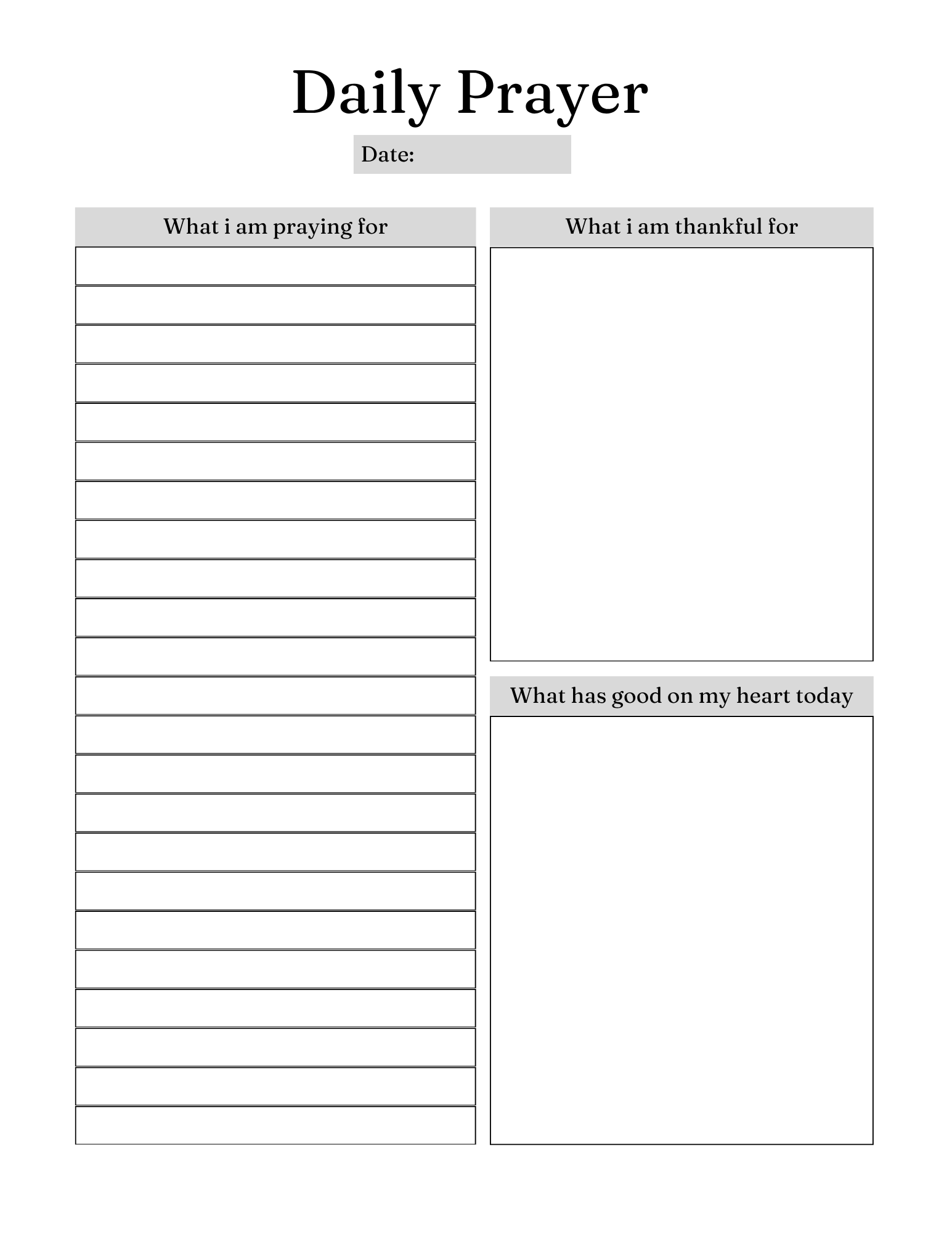 Serenity Prayer Journal