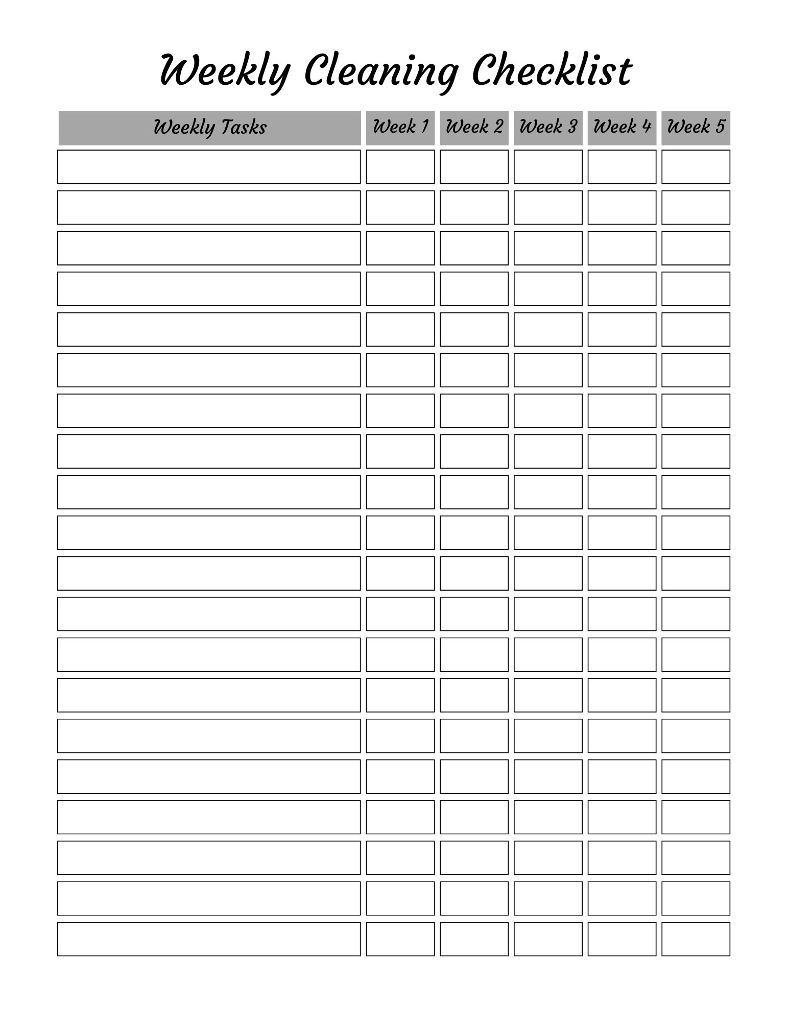 Ultimate Cleaning Planner