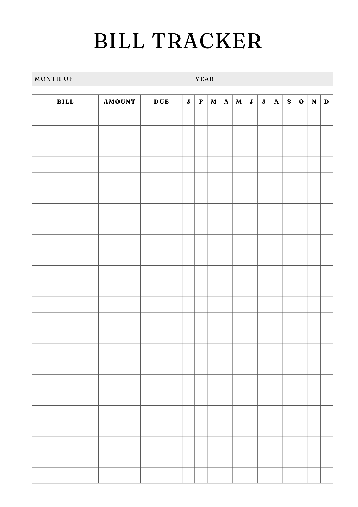 Household Management Planner