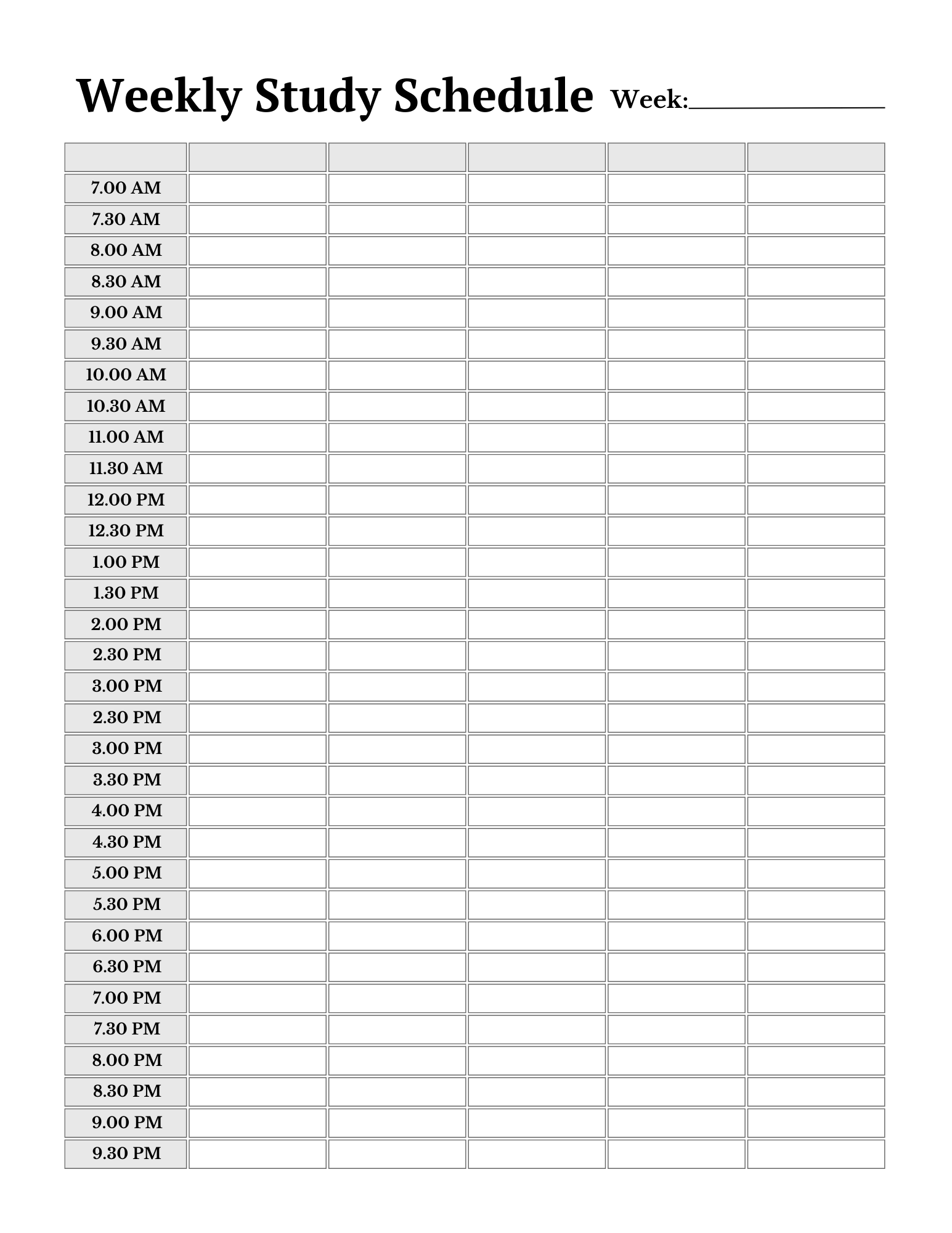 College Planner (Copy)