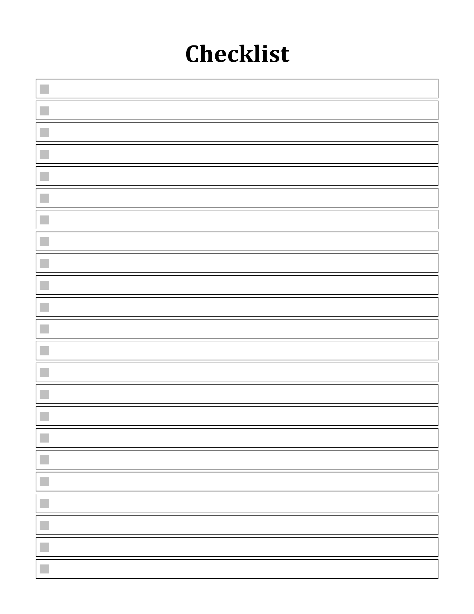 To Do List Bundle