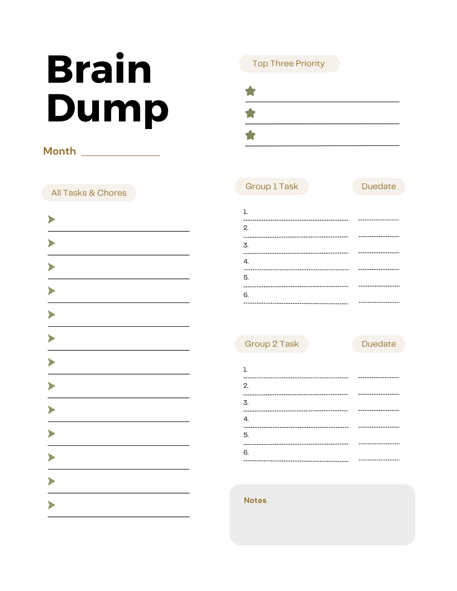 115 Pages Editable Canva Template