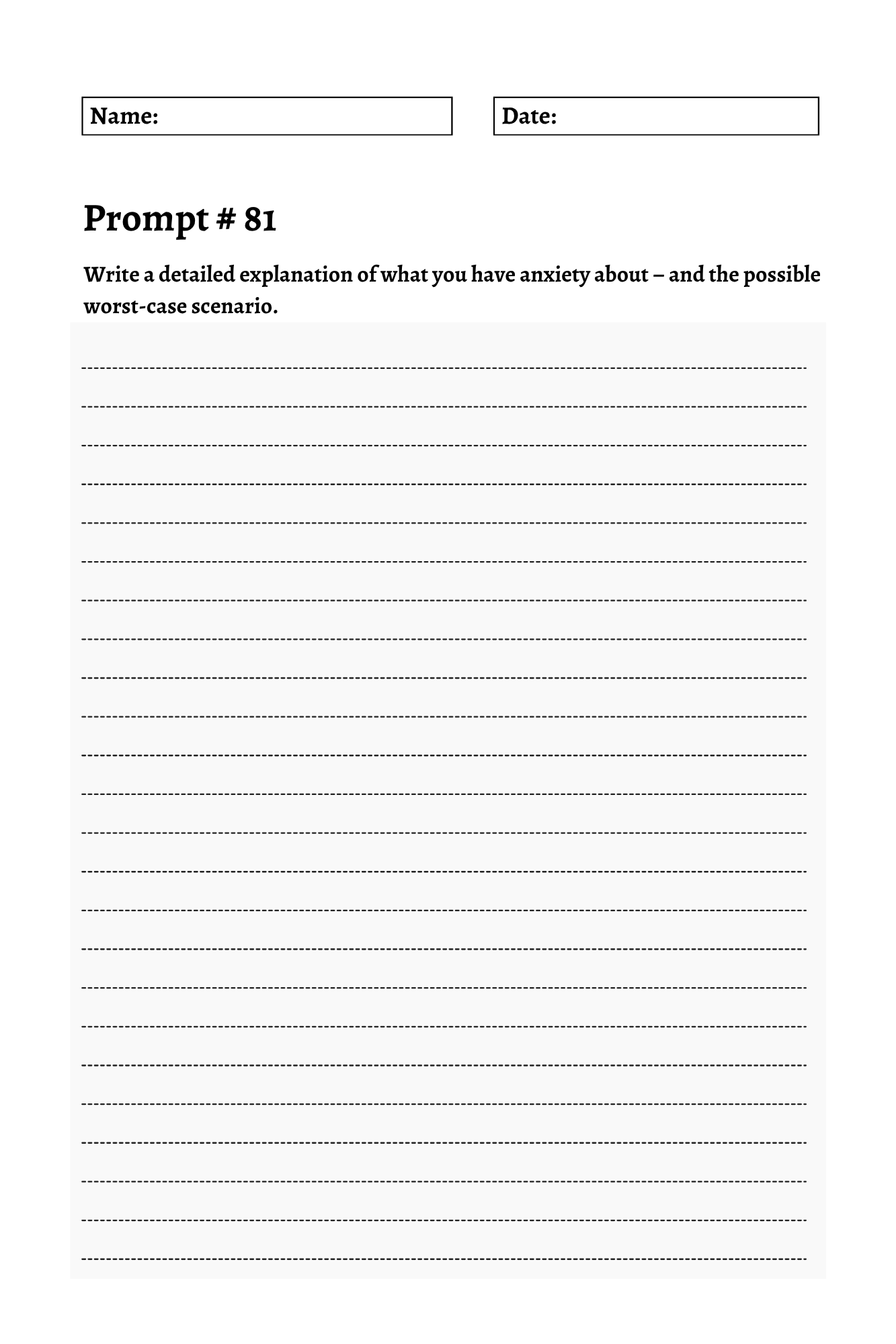 200 Mental Health Journey Prompts