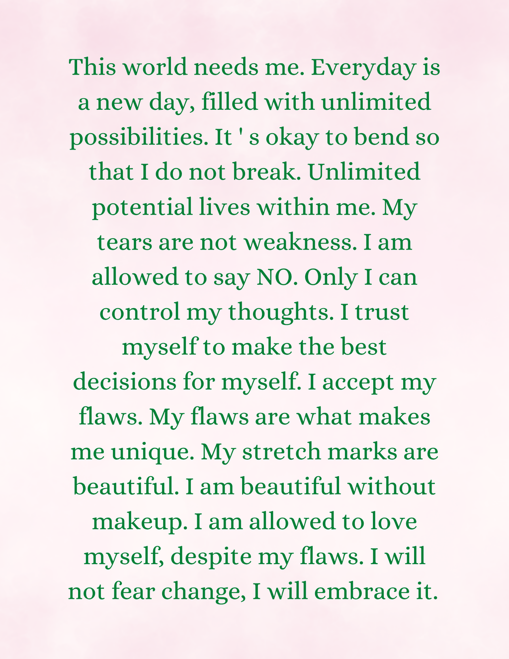 1000 Positive Affirmation for Women