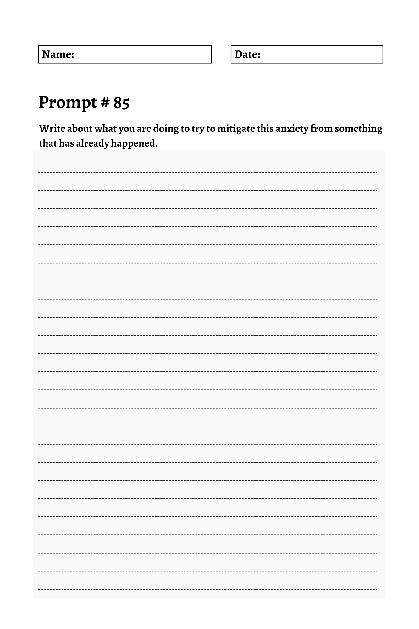 200 Mental Health Journey Prompts