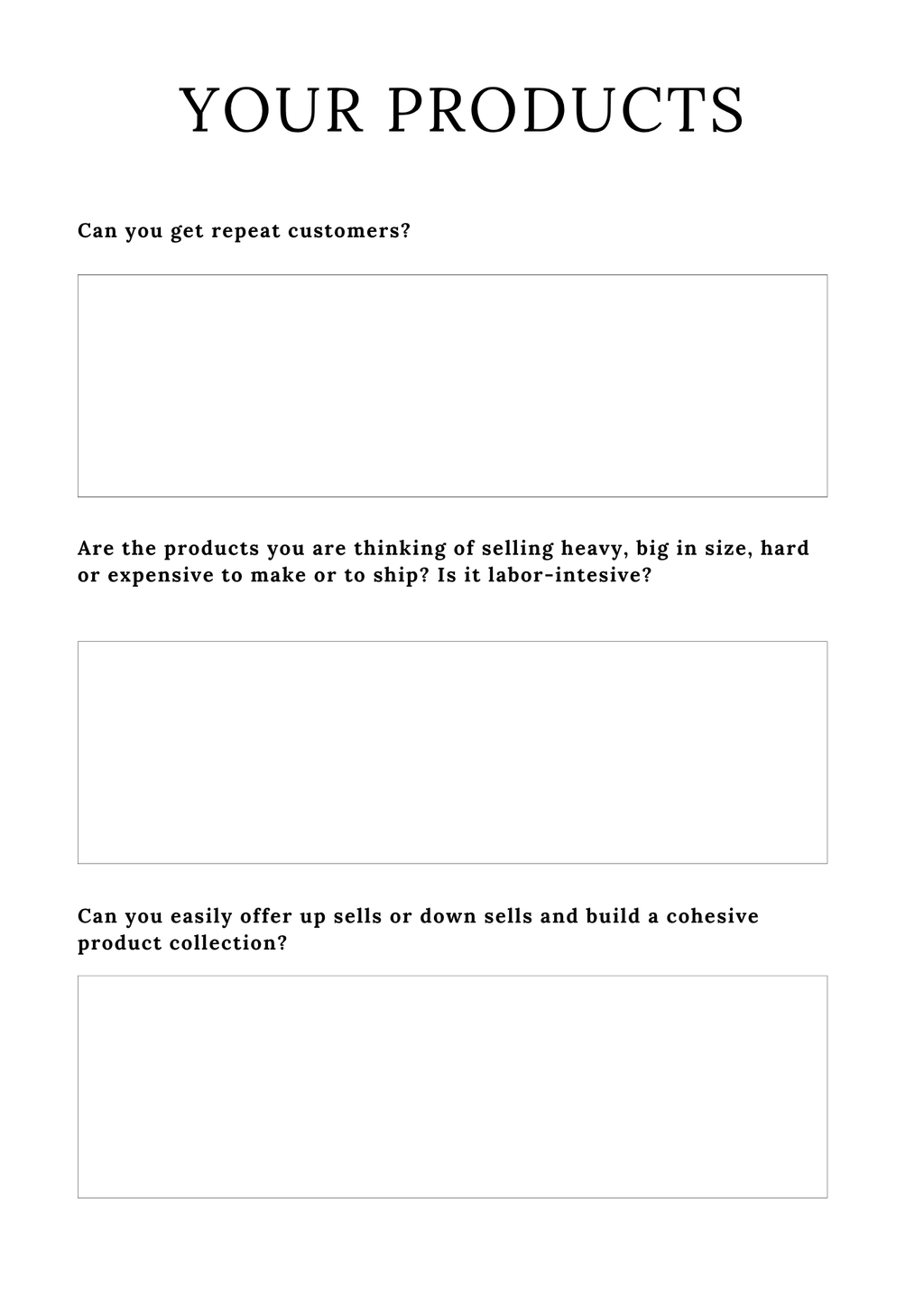 Handmade Business Planner