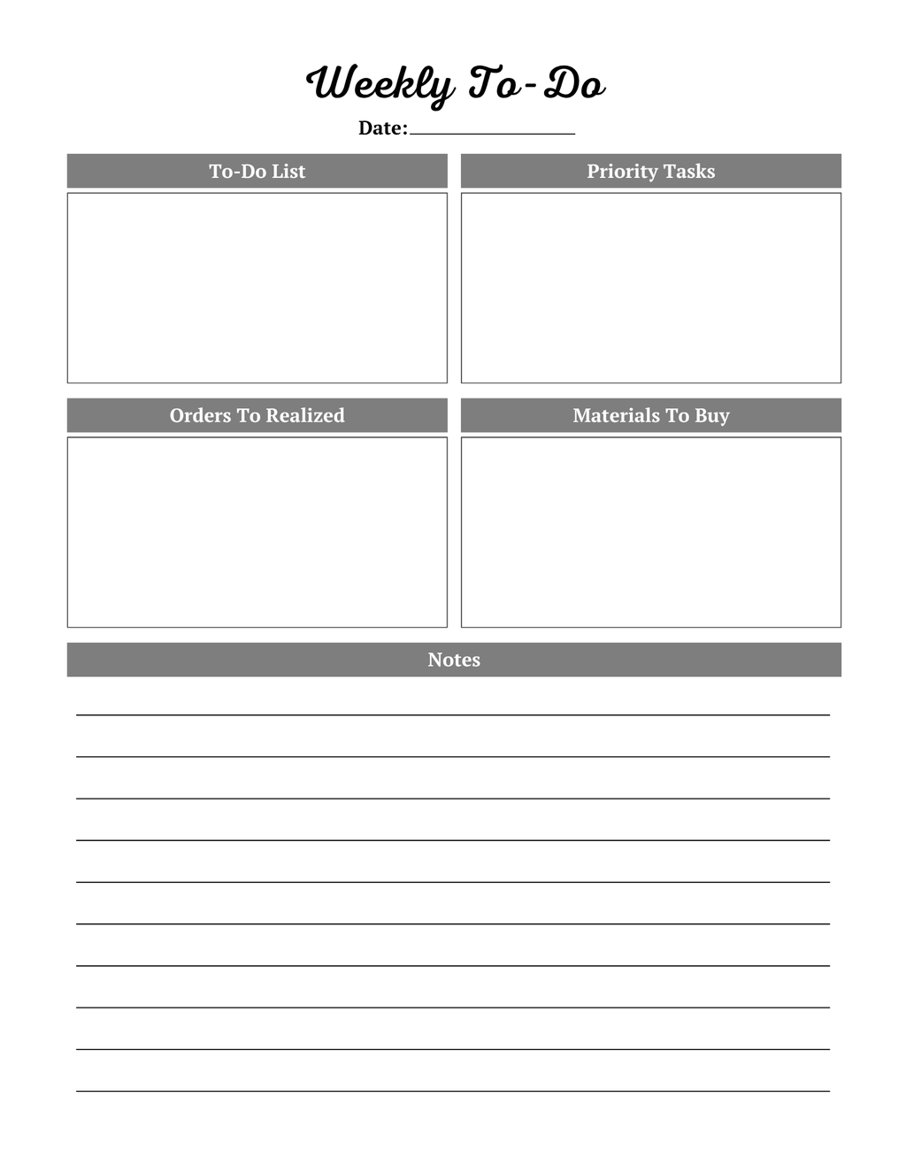 Craft Business Planner