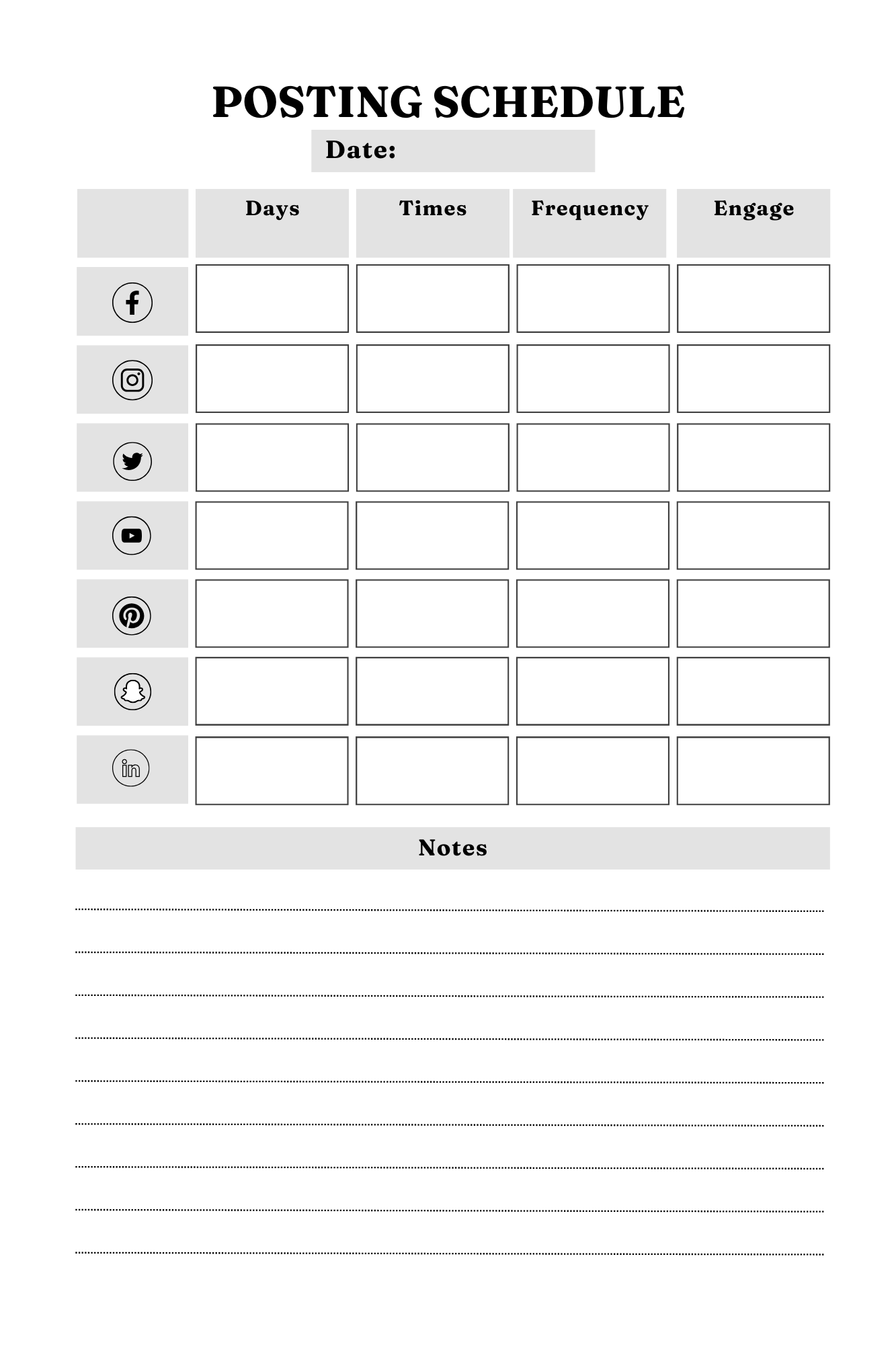 Ultimate Social Media Marketing Planner