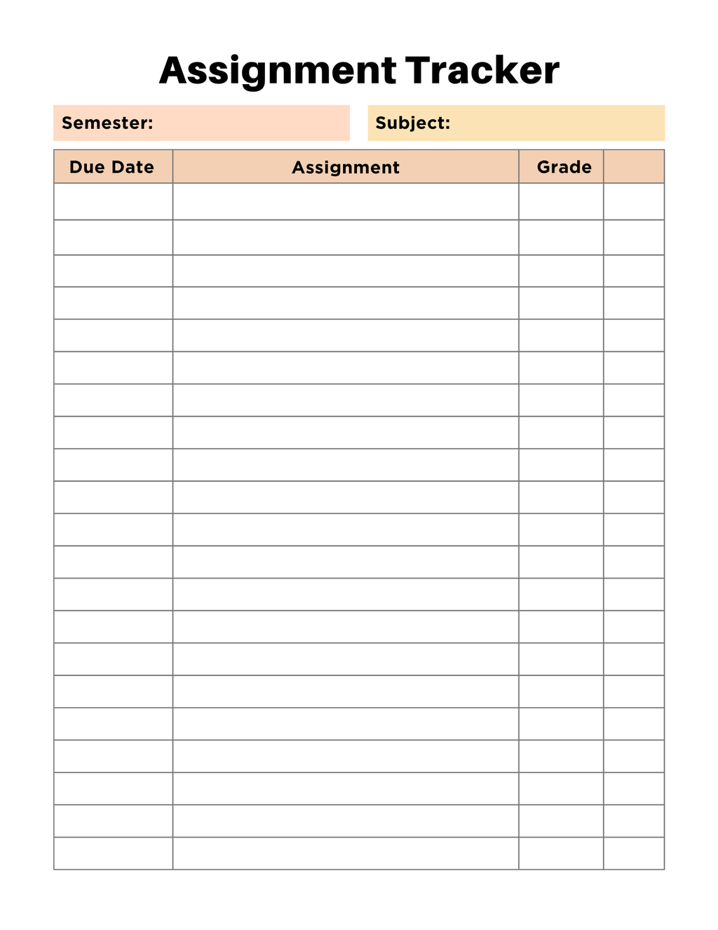 Student Success Organizer