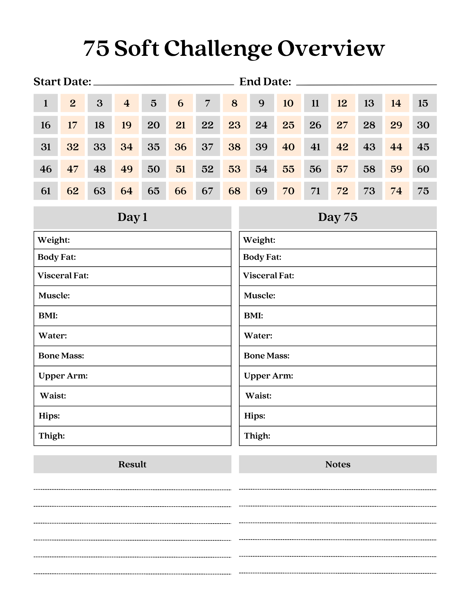 75 Soft Challenge Tracker