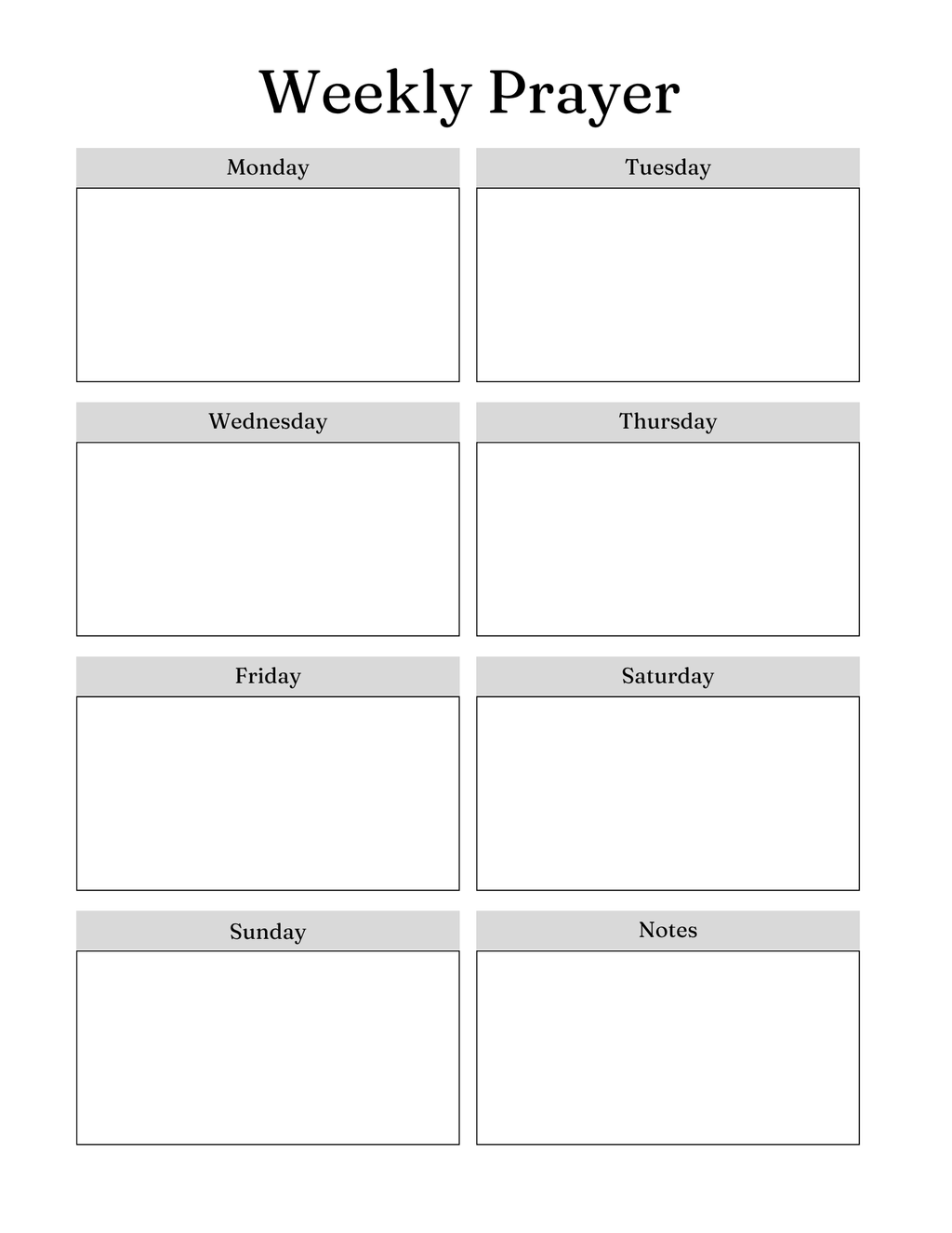 Serenity Prayer Journal