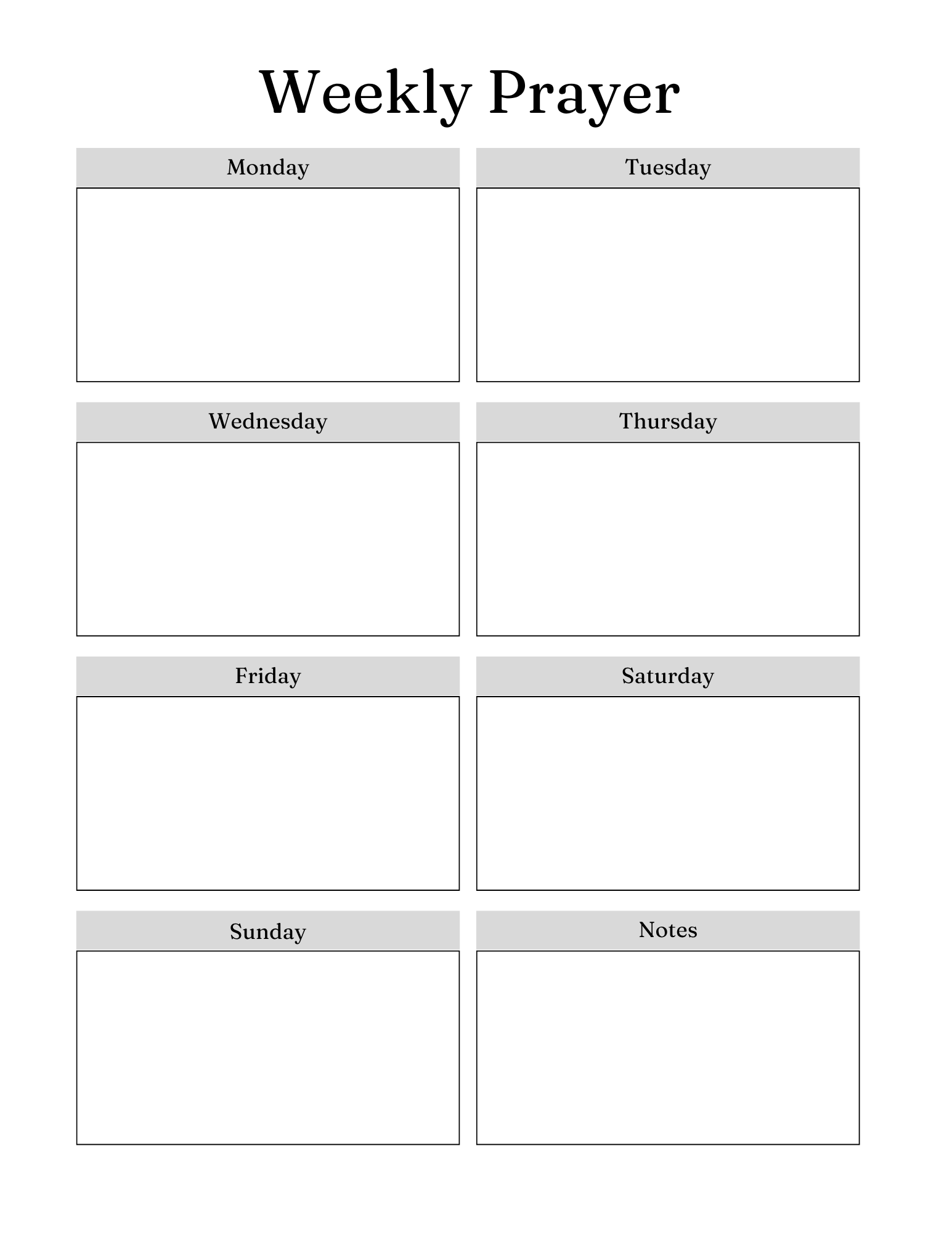 Serenity Prayer Journal