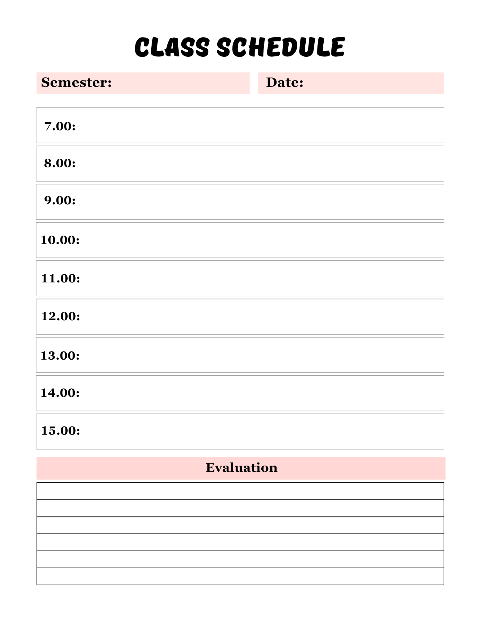 Back -to-school Planner