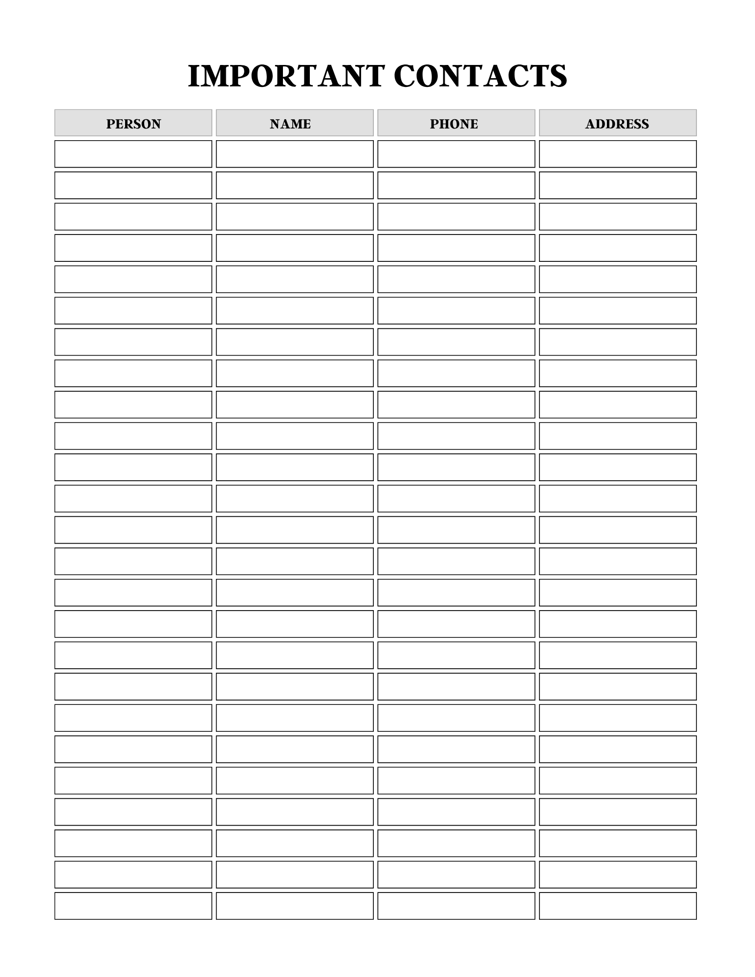 Comprehensive Health Care Planner