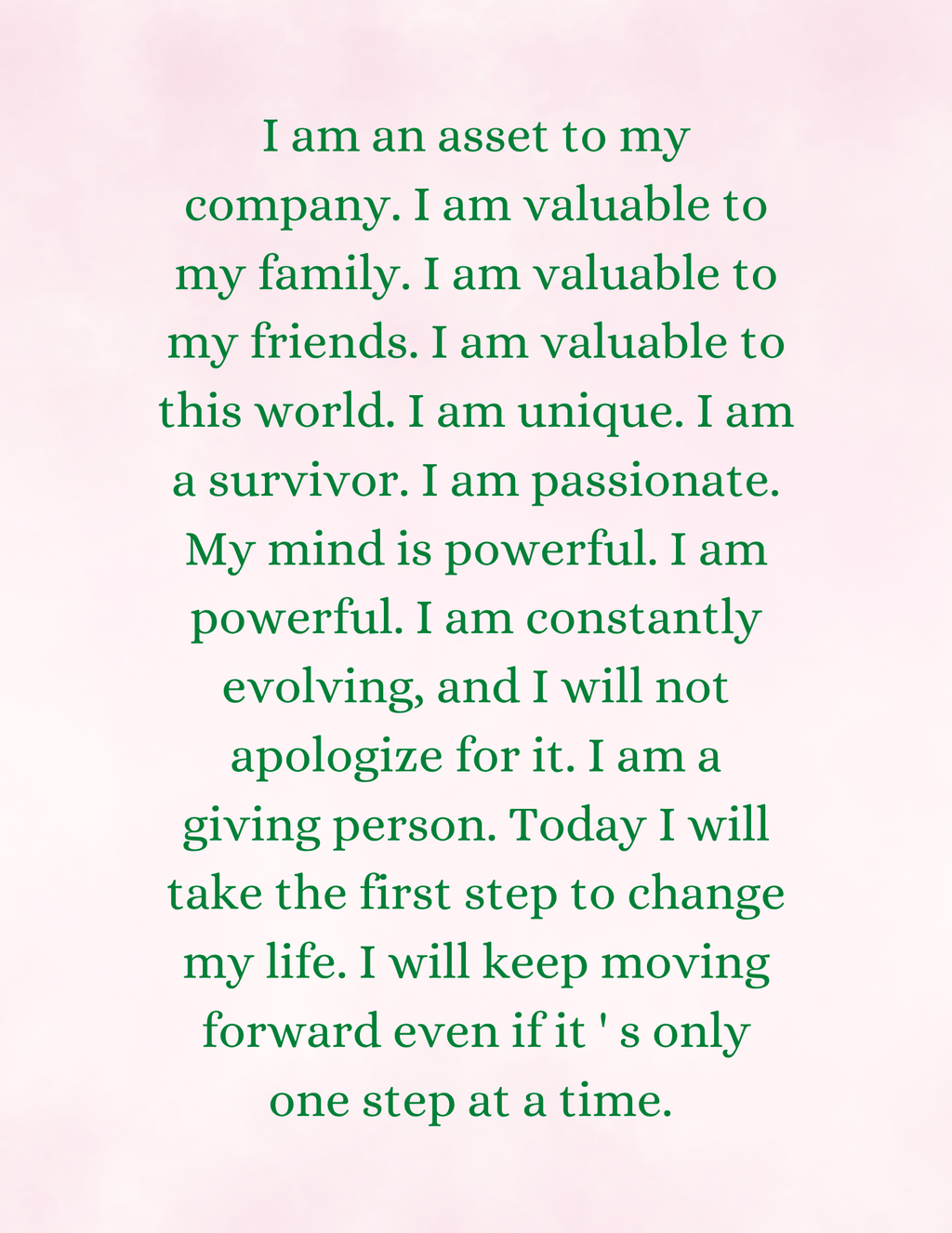 1000 Positive Affirmation for Women