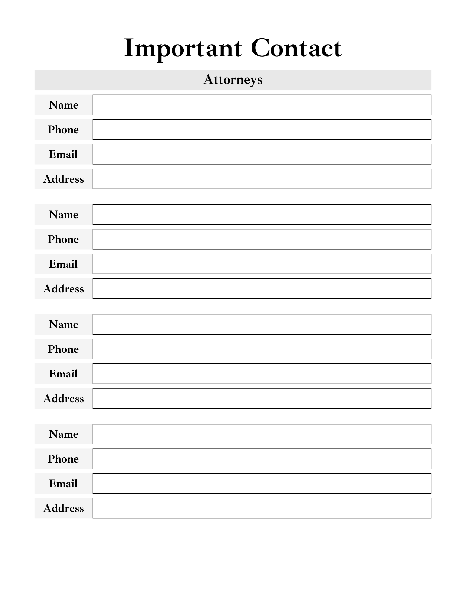 End of Life Planner