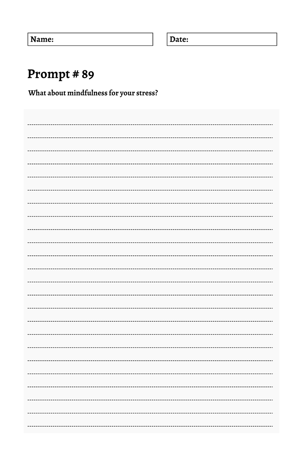 200 Mental Health Journey Prompts