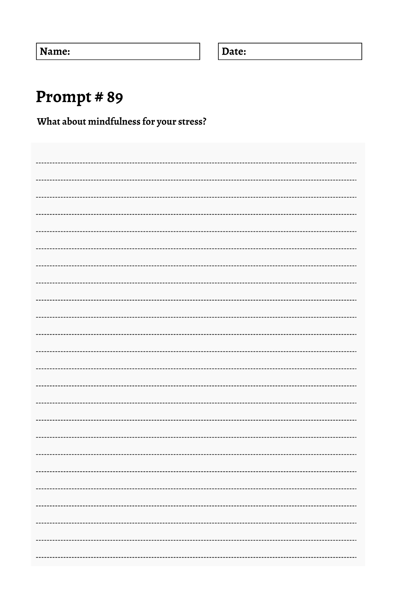 200 Mental Health Journey Prompts