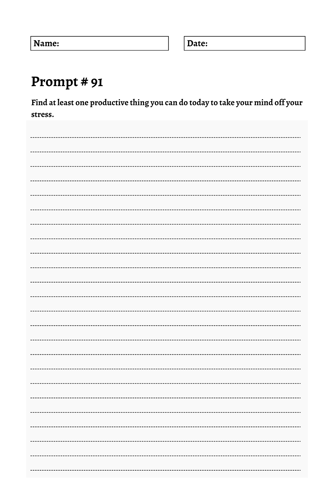 200 Mental Health Journey Prompts