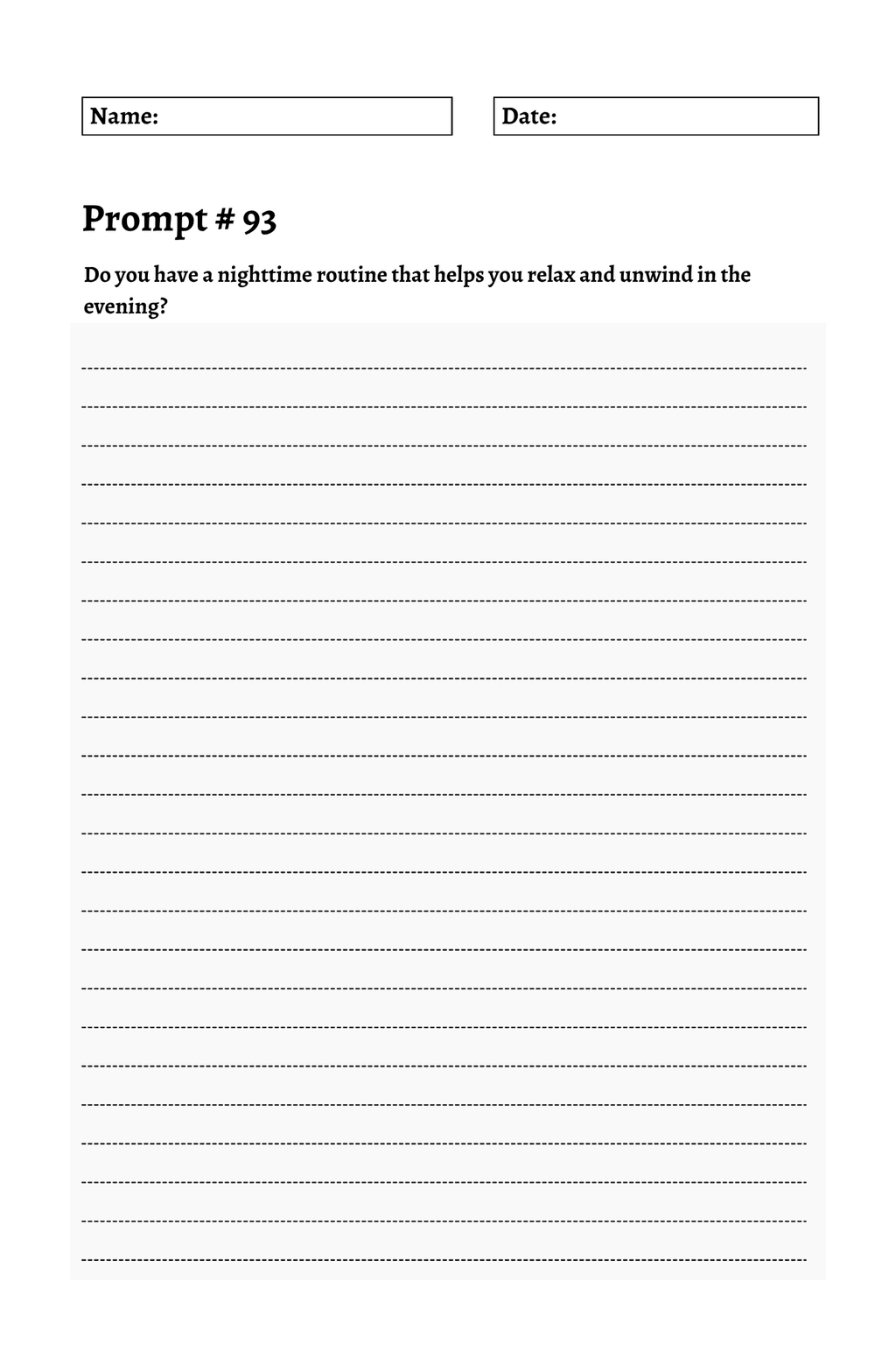 200 Mental Health Journey Prompts