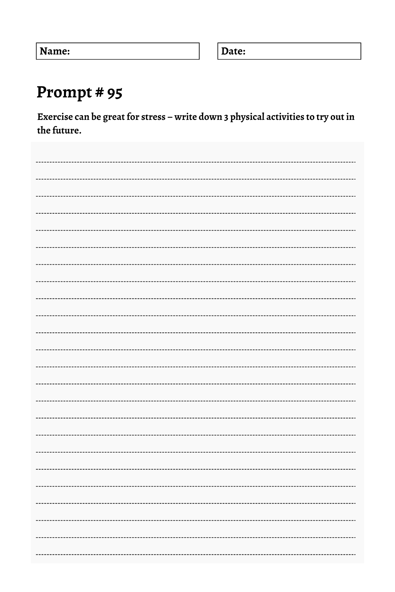 200 Mental Health Journey Prompts