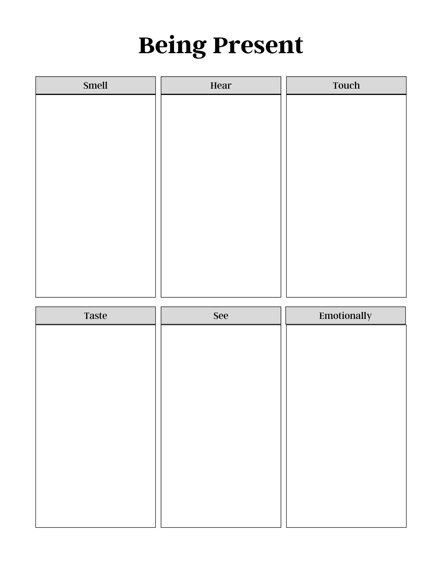 Anxiety Journal