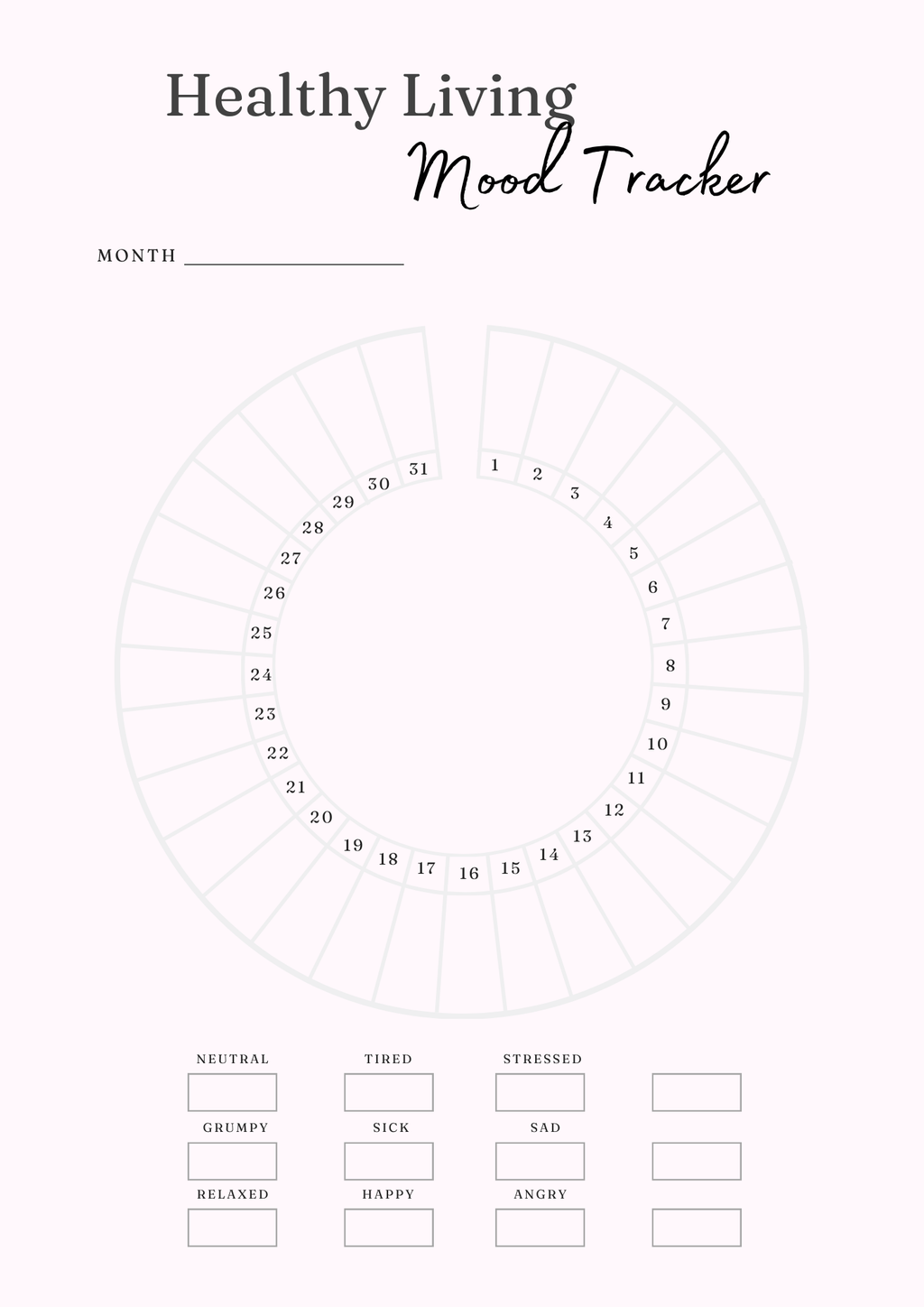 Healthy Living Journal