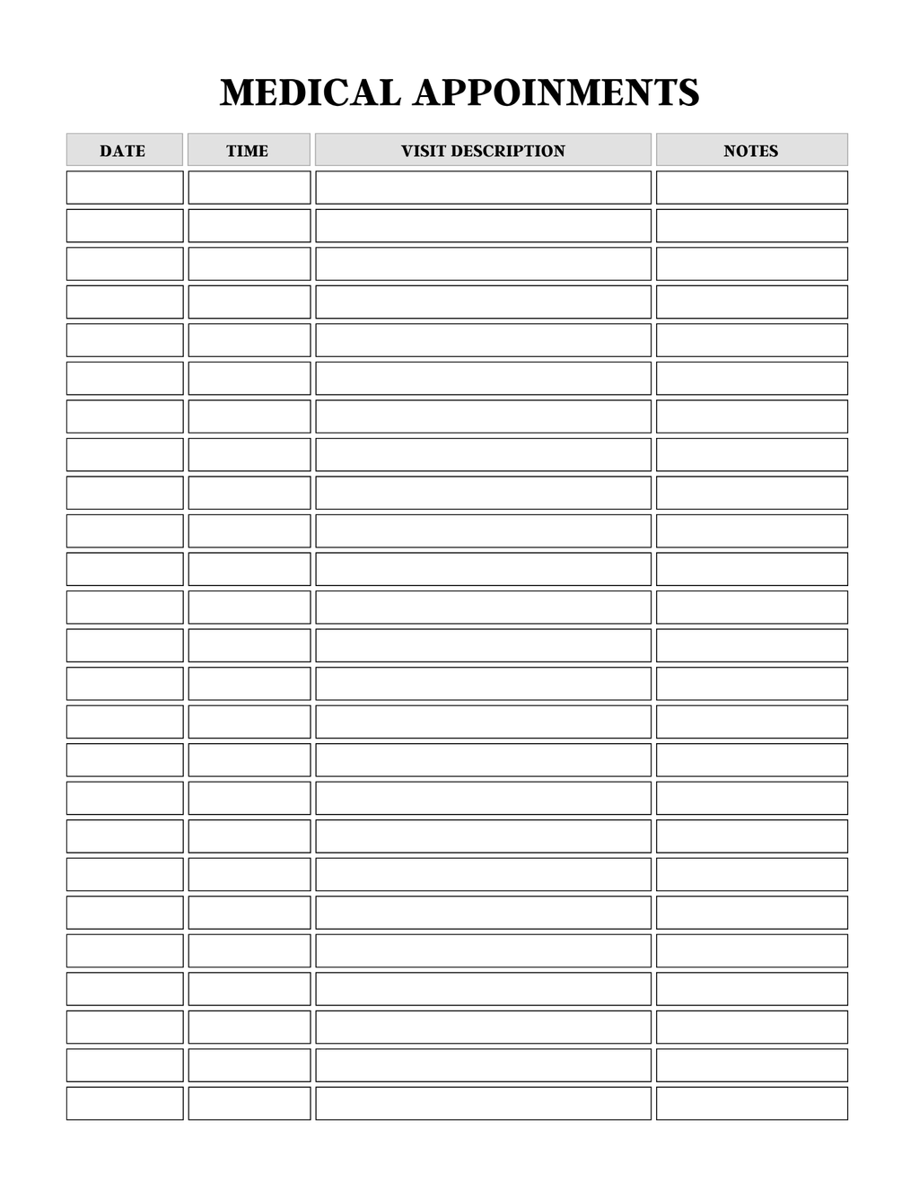 Comprehensive Health Care Planner