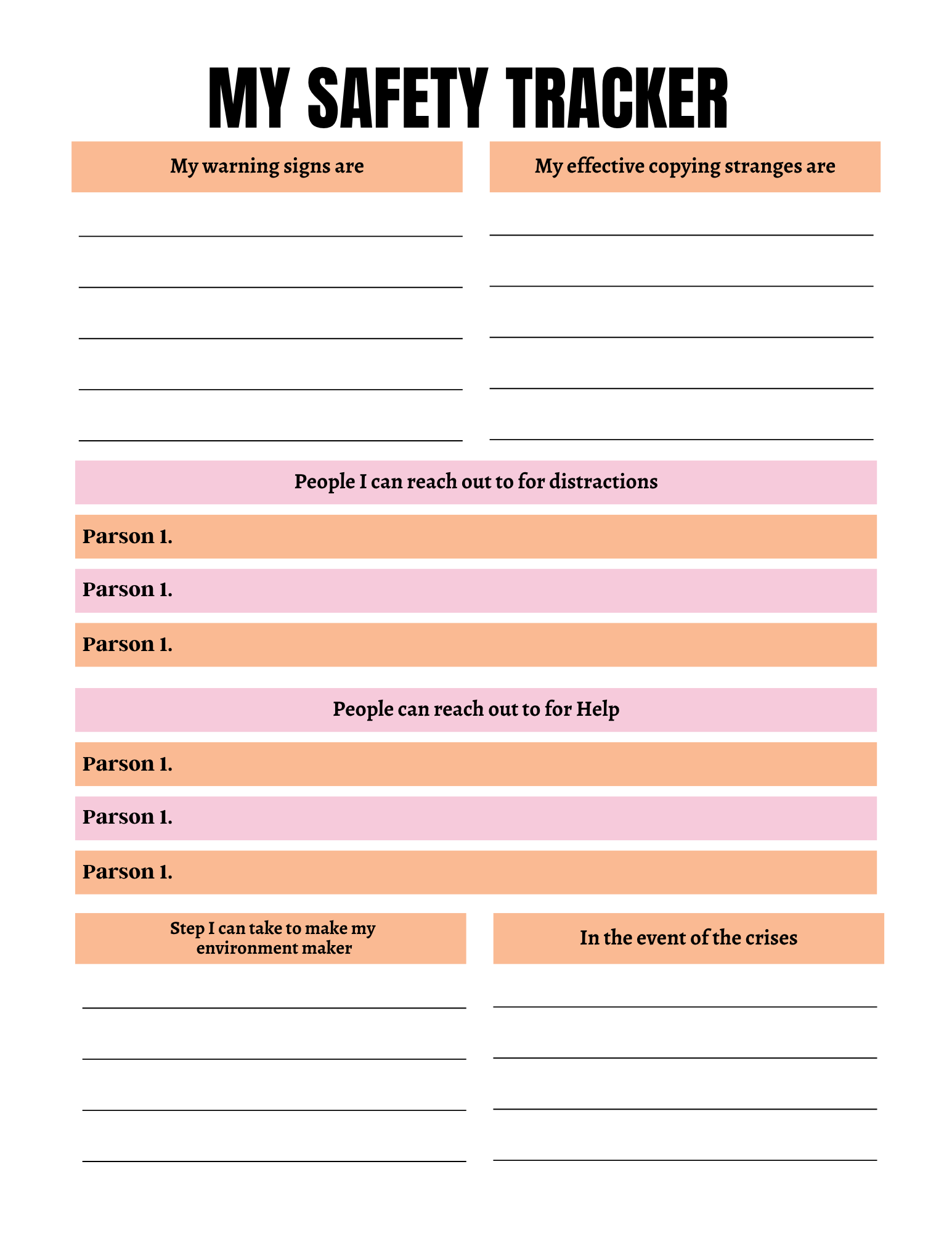 Self Control Activity Book