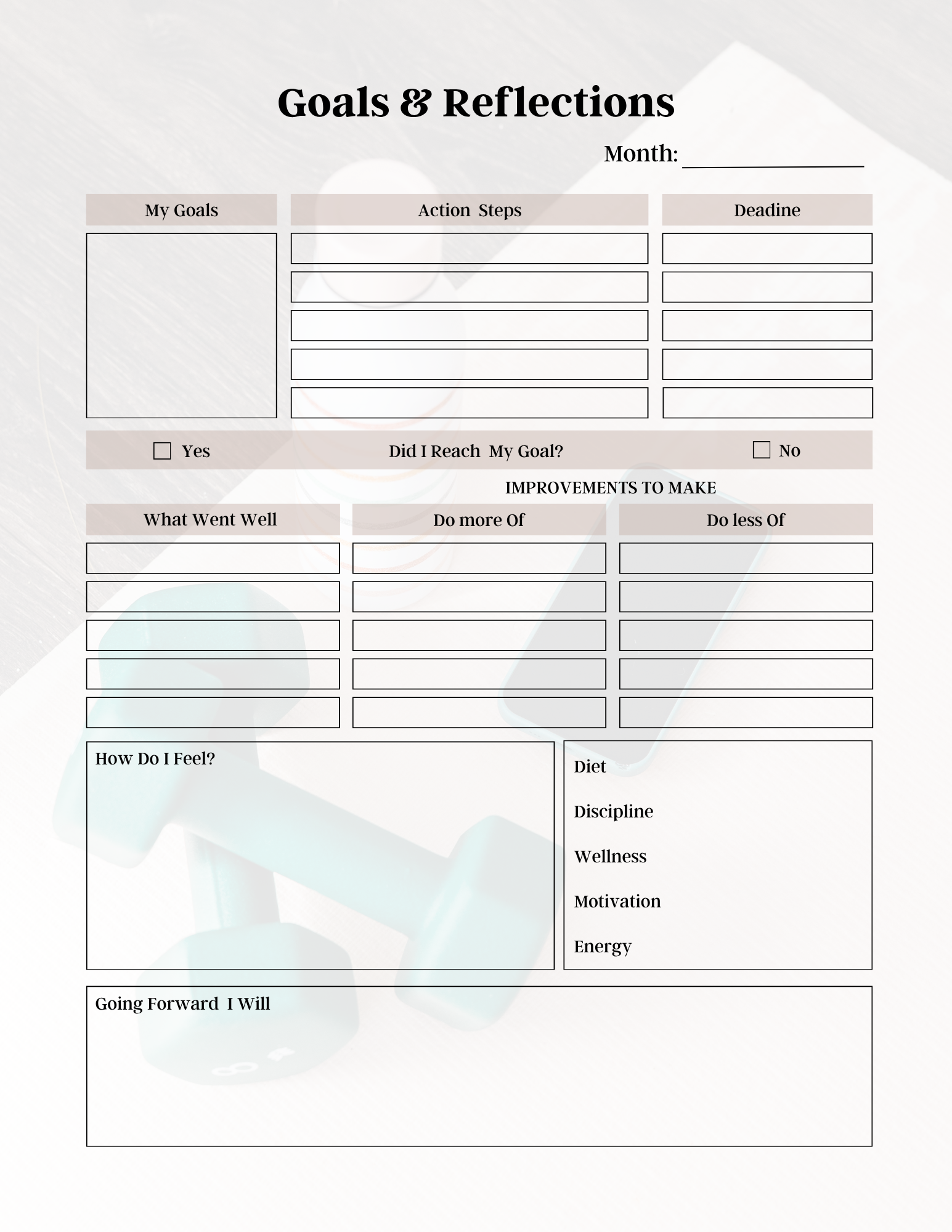 Ultimate Fitness Planner