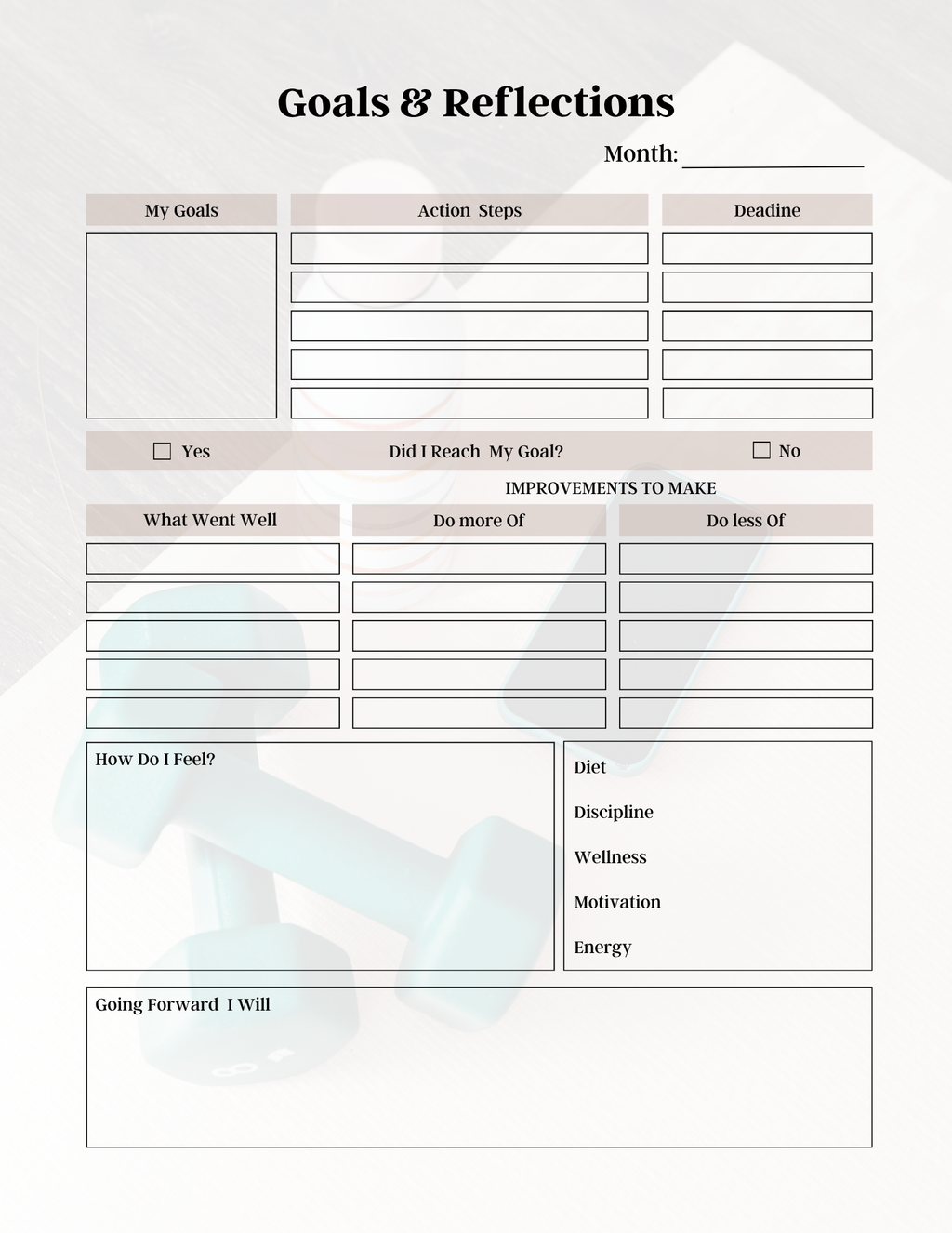 Ultimate Fitness Planner