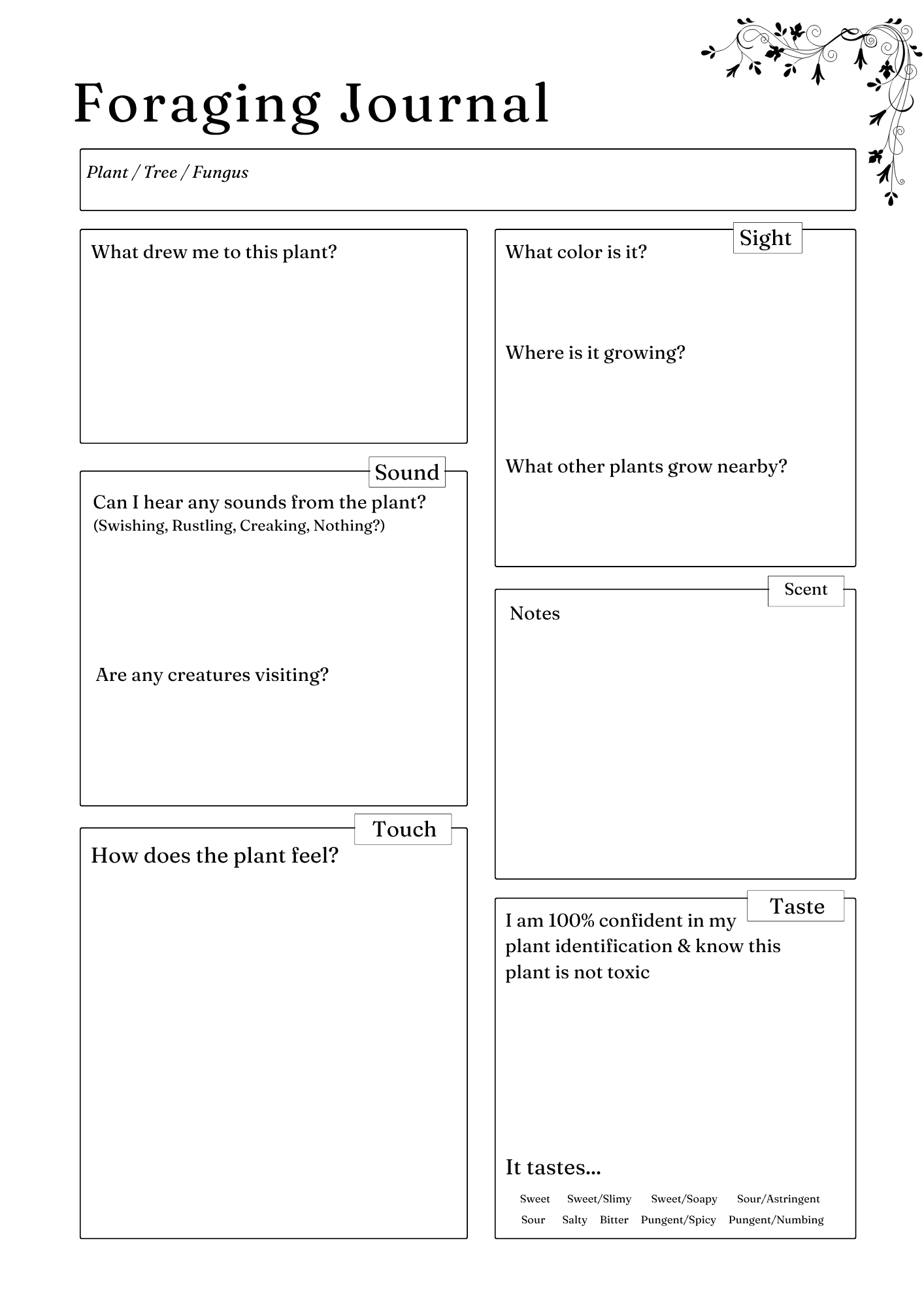 Herbs & Essential Oil Planner