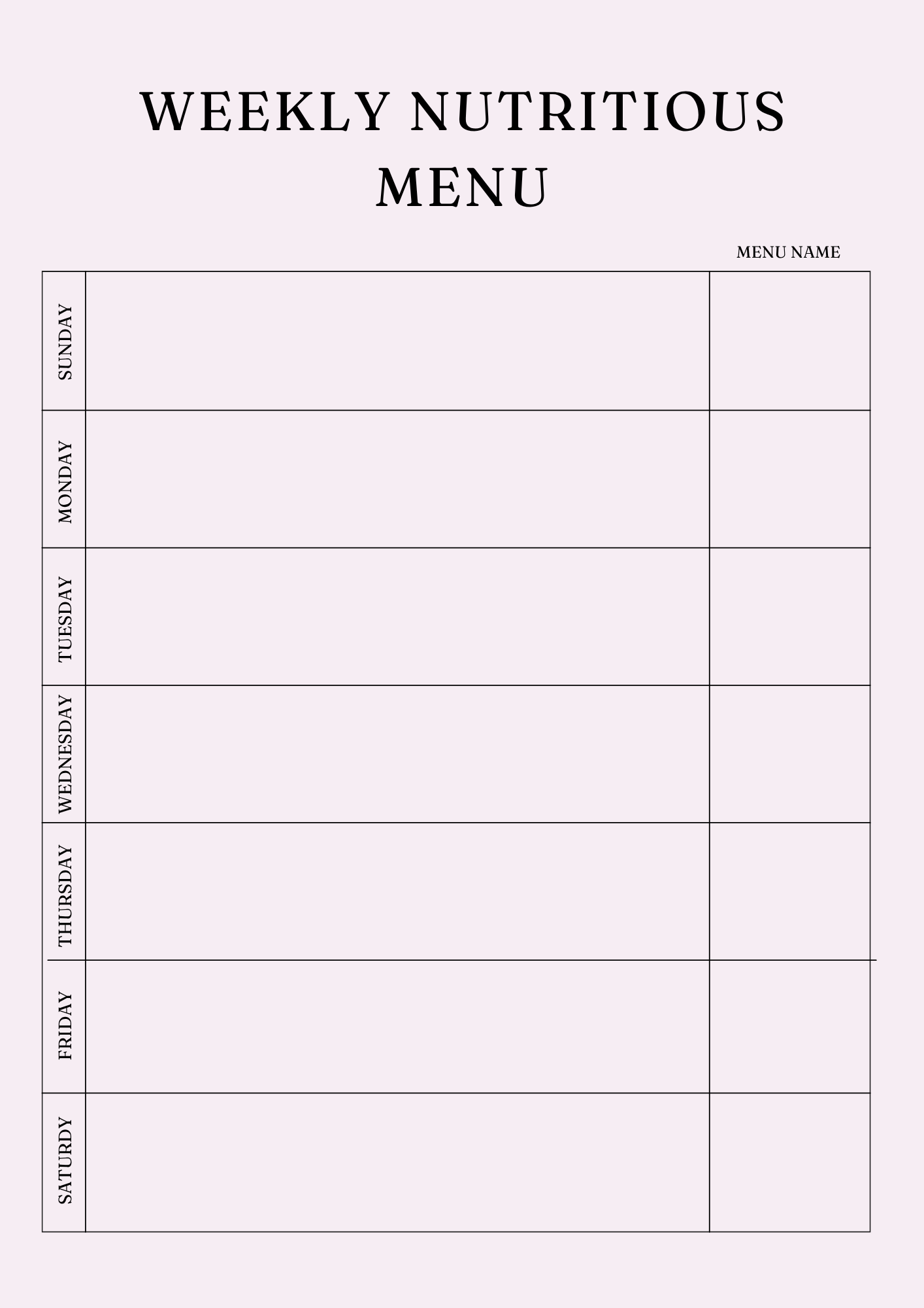 Ultimate Nutrition Wellness Planner