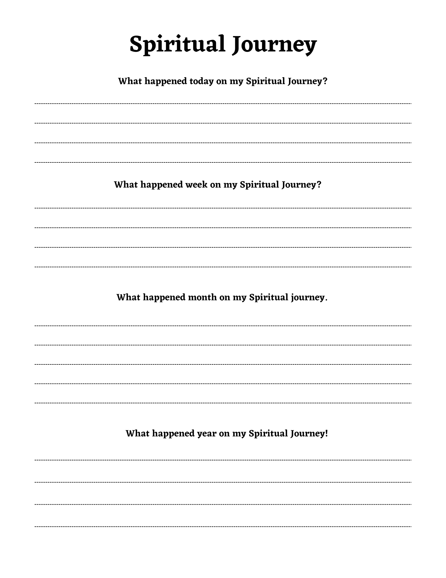 Spiritual Awakening Workbook