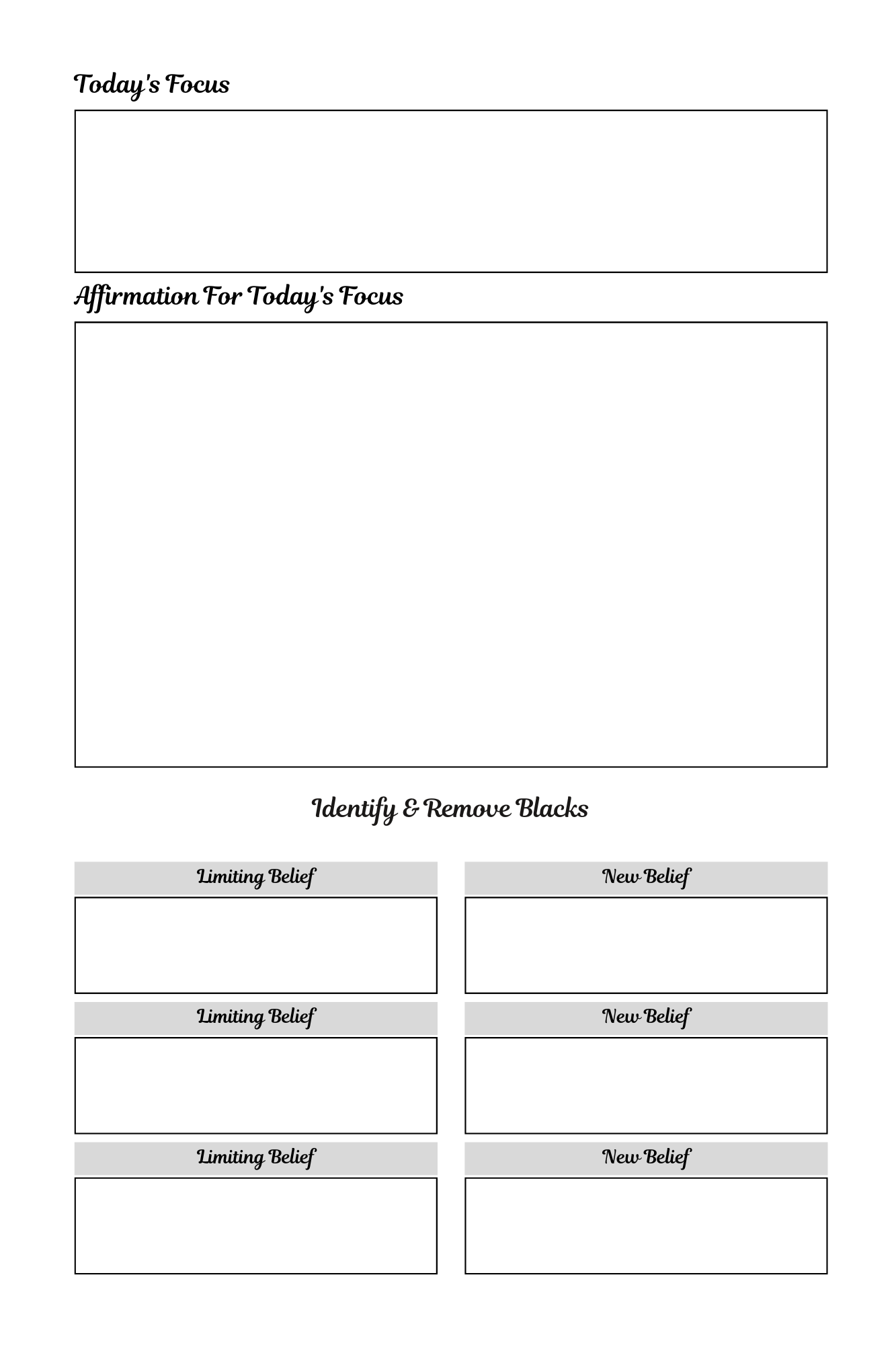 My Flow Daily Manifestation Journal