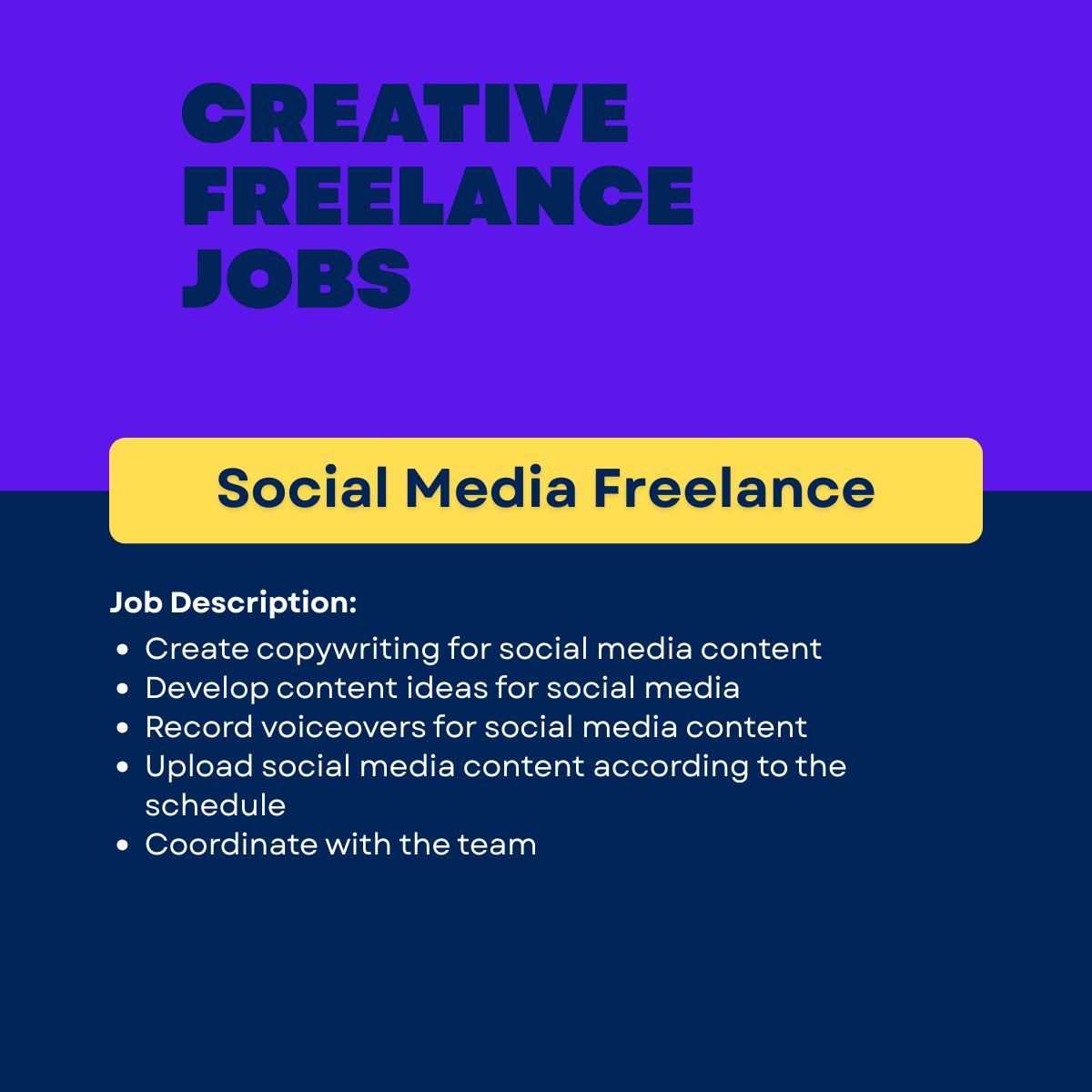 Creative Freelance Opportunities in Social Media