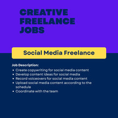 Creative Freelance Opportunities in Social Media