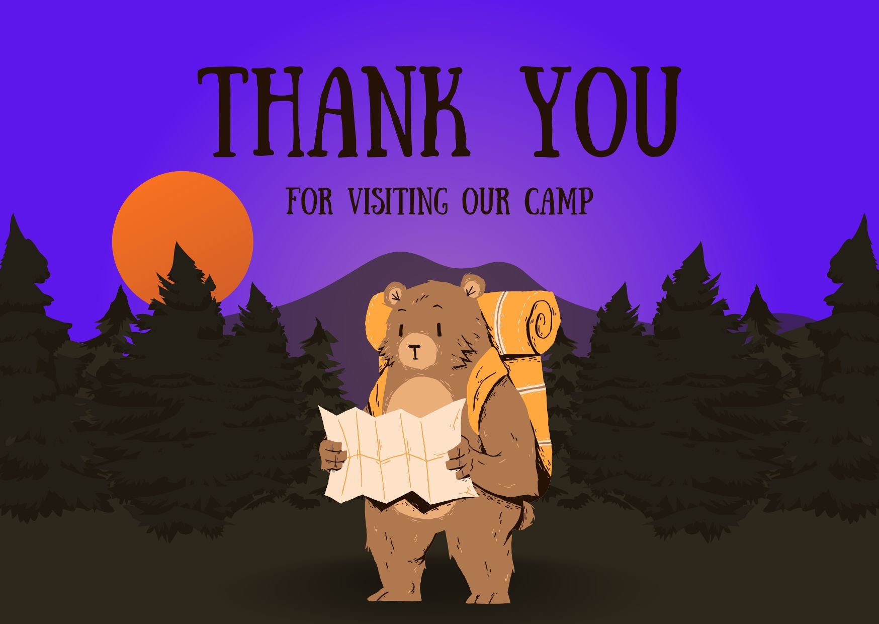 Thank You For Visiting Our Camp