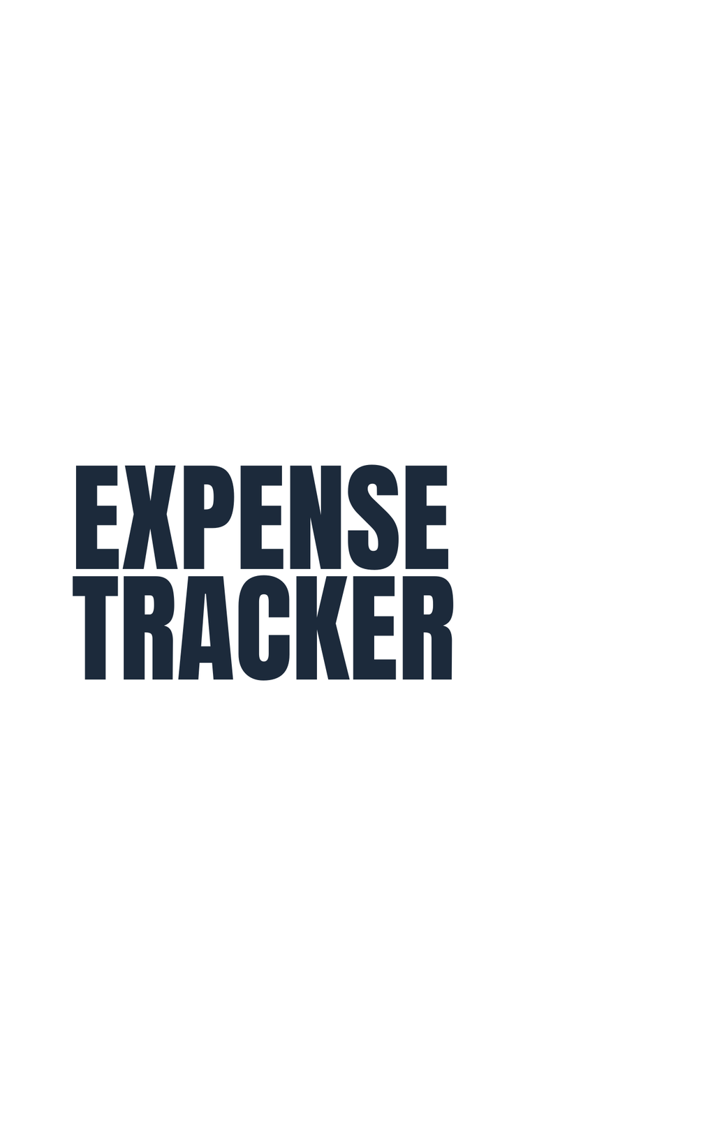 Simple Expense Tracker